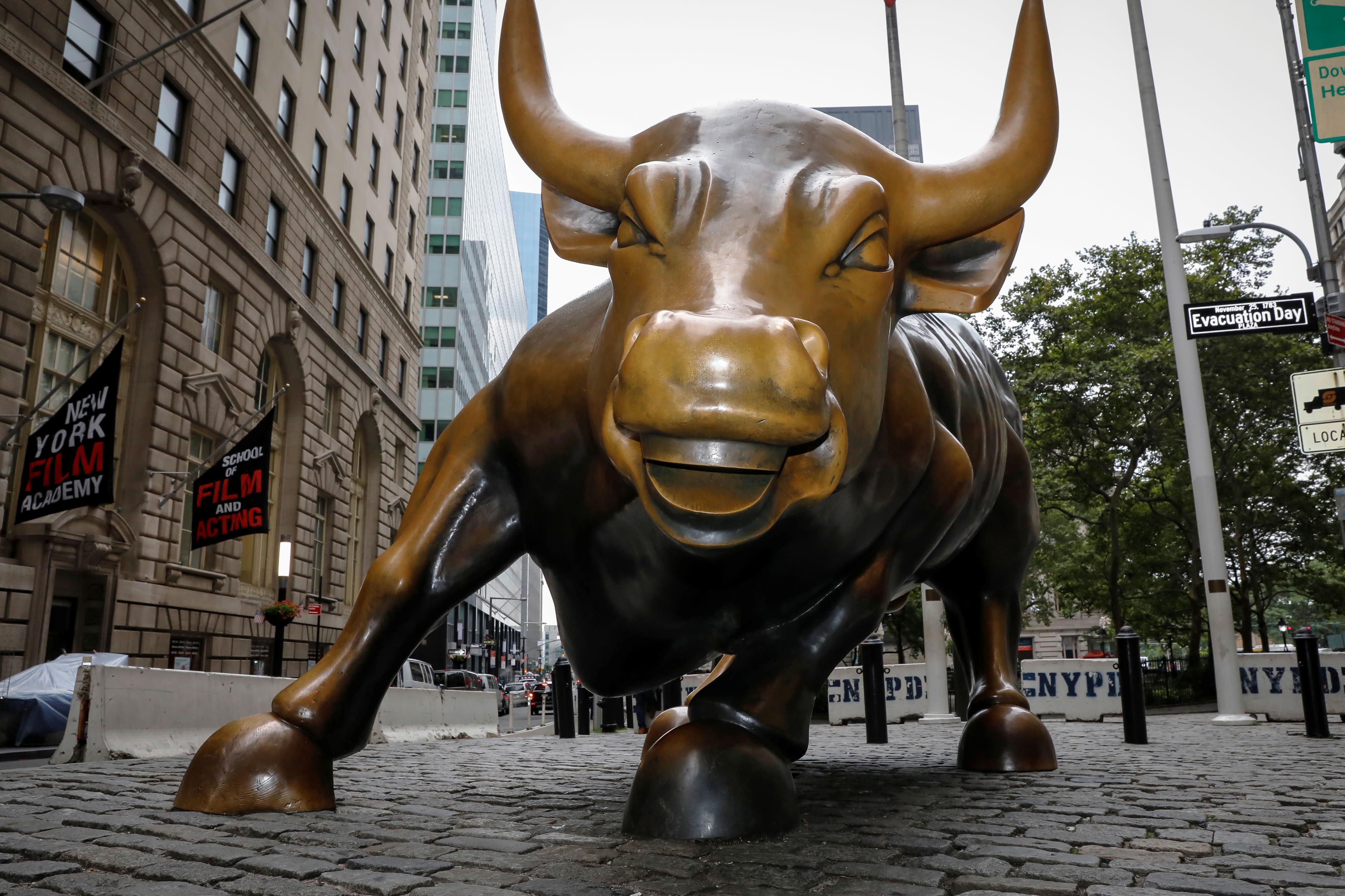 4100x2733 Wall Street's 'Charging Bull' sculpture is moving