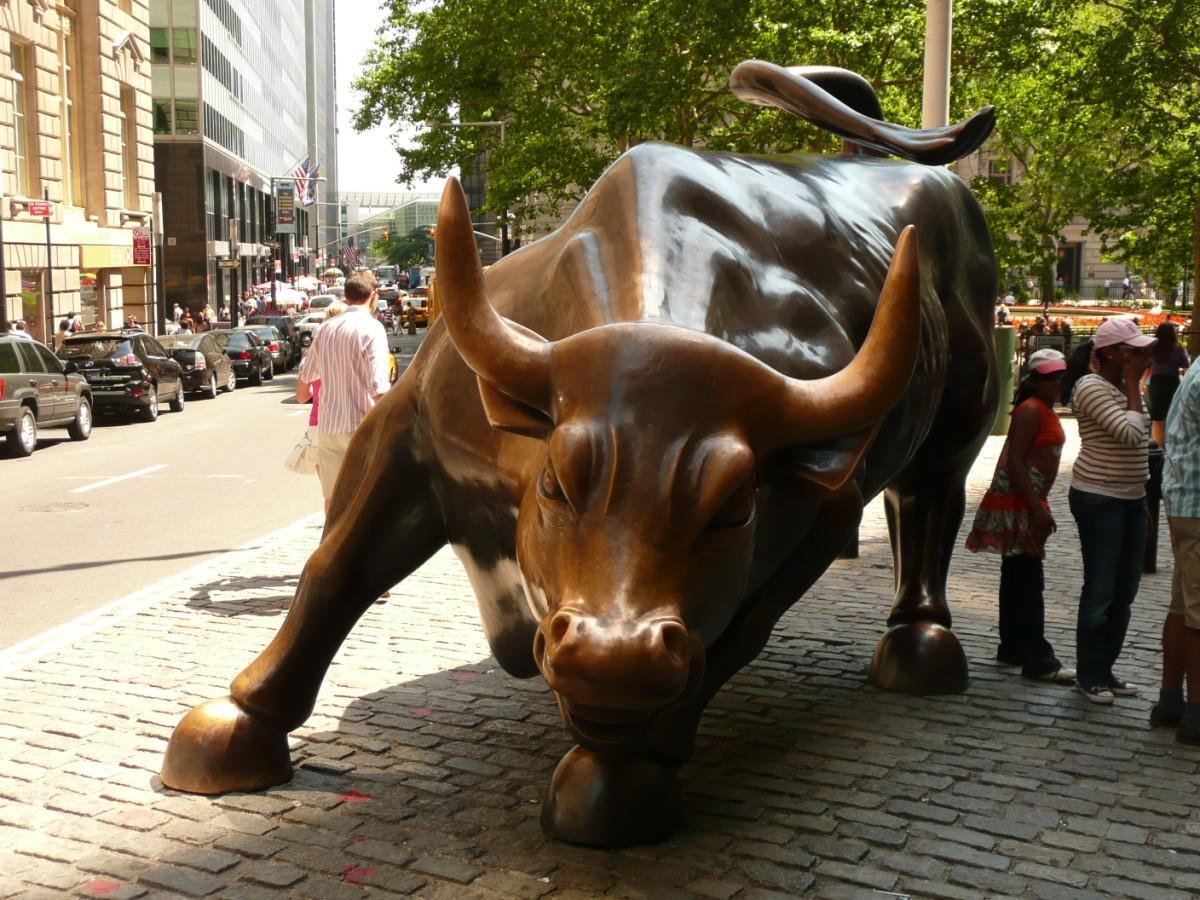 1200x900 Photo New York Street bull printable photo 15464