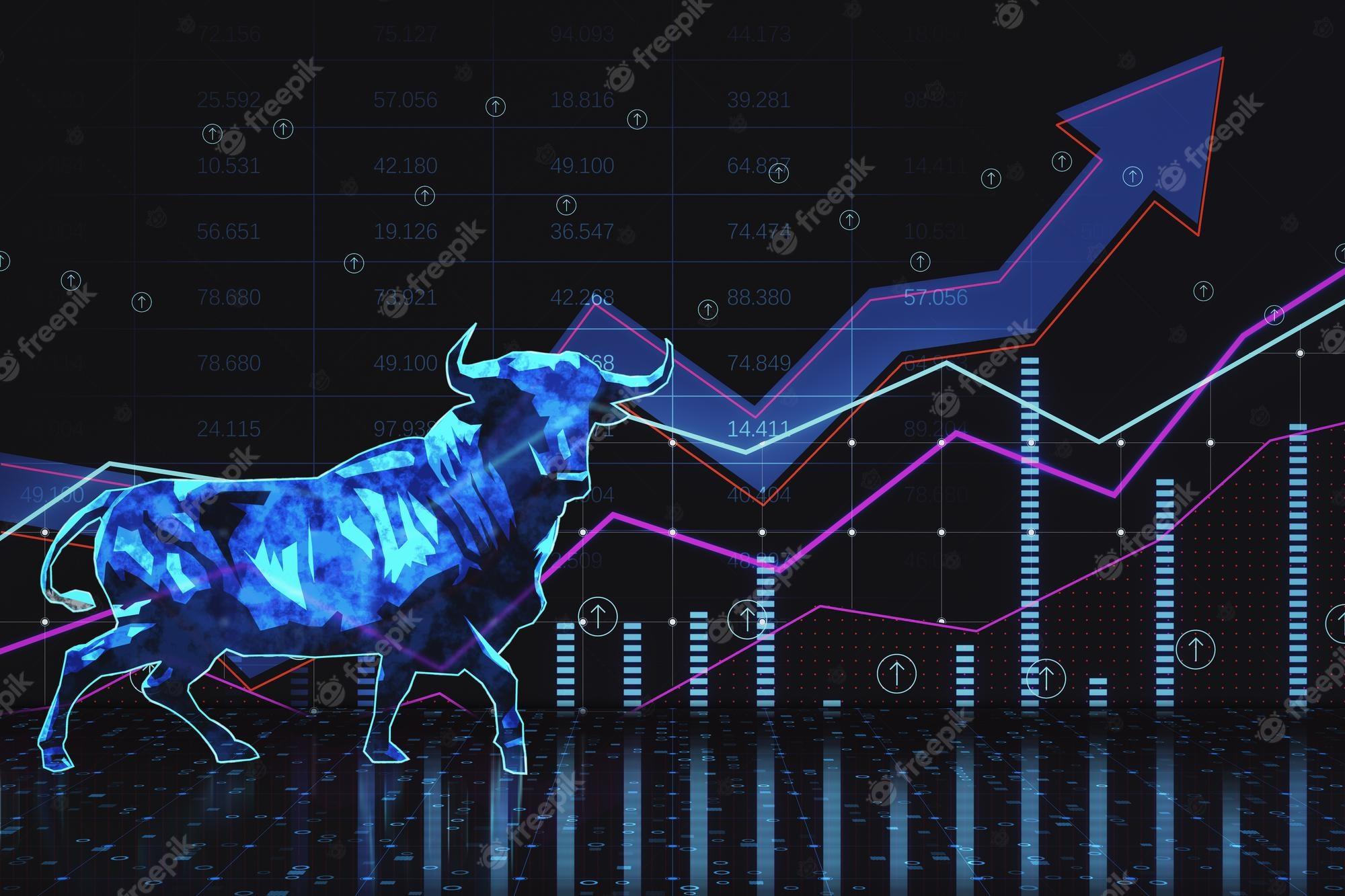 2000x1333 Forex Stock Market Bull Bear Image