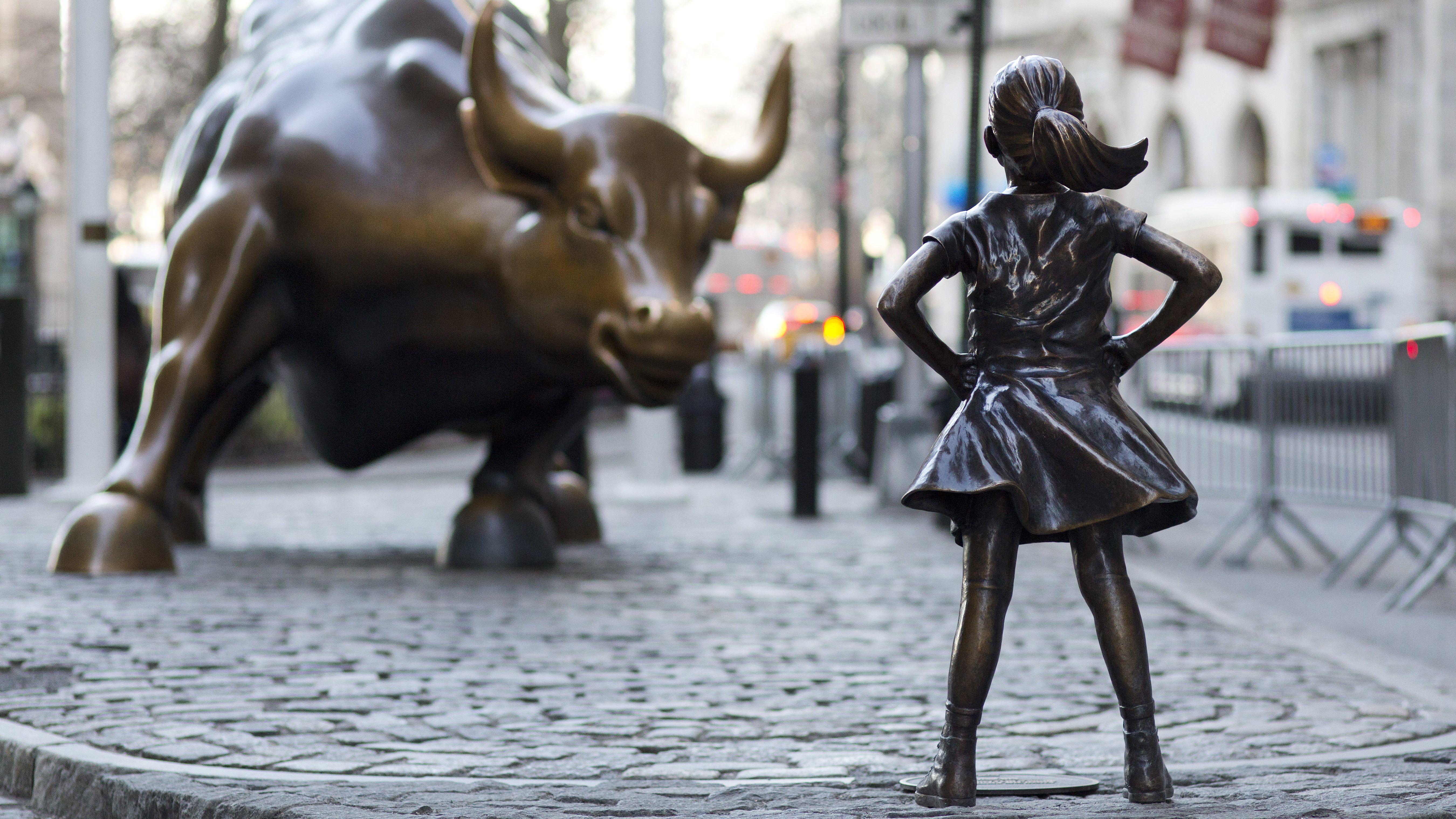 5400x3037 Wall Street Bull Wallpaper