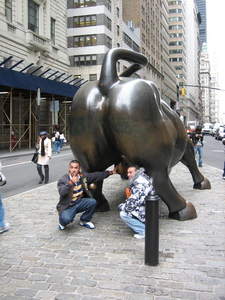 768x1024 Charging Bull, Wall Street, wrong side ;). You are doing it