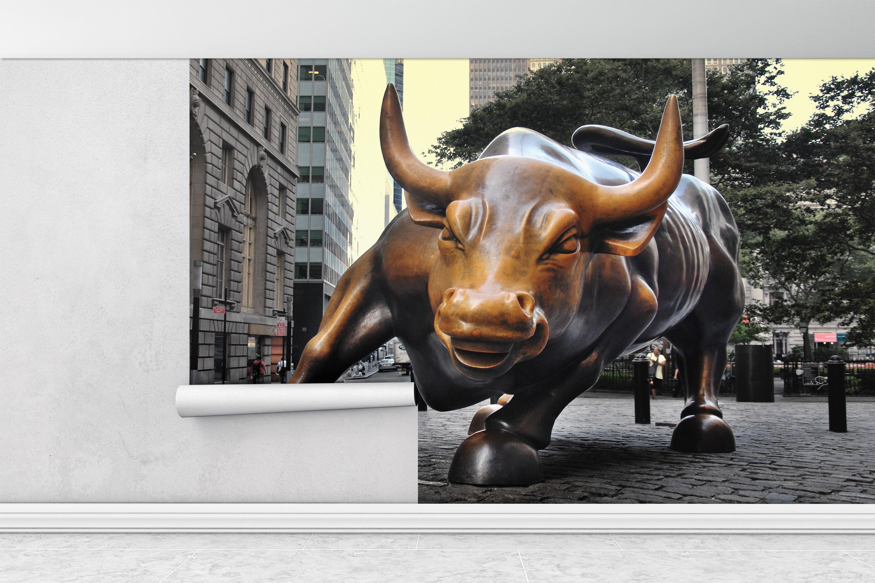 3000x2000 Bull Wallpaper Animal Statue Wall Print Landscape Wall