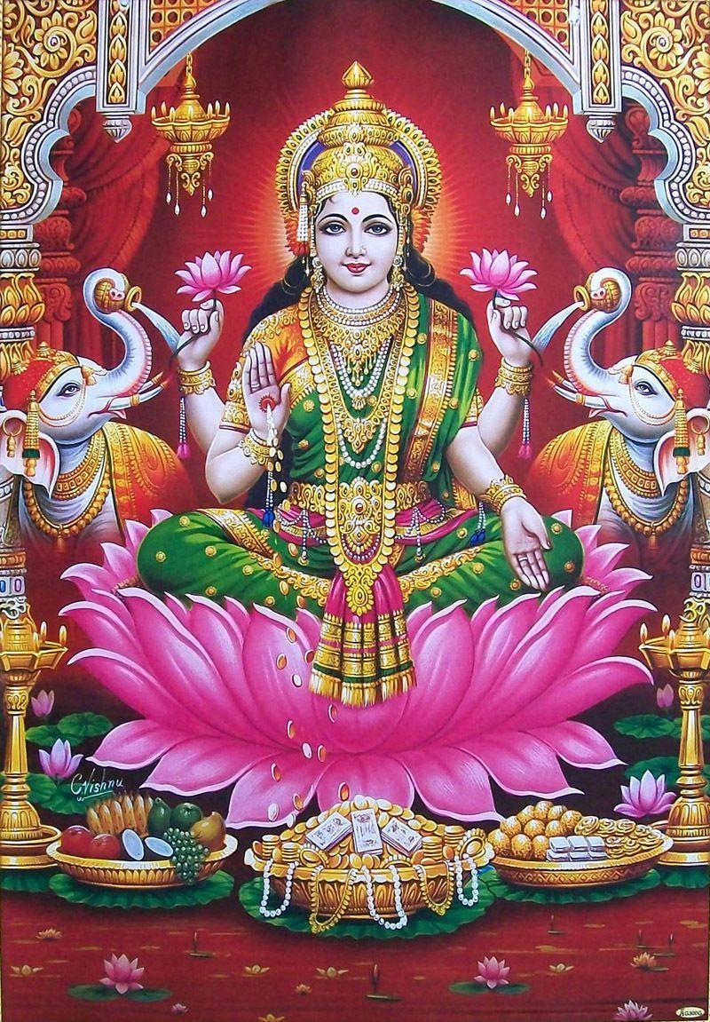 Laxmi Mata Wallpapers - Top Free Laxmi Mata Backgrounds - WallpaperAccess