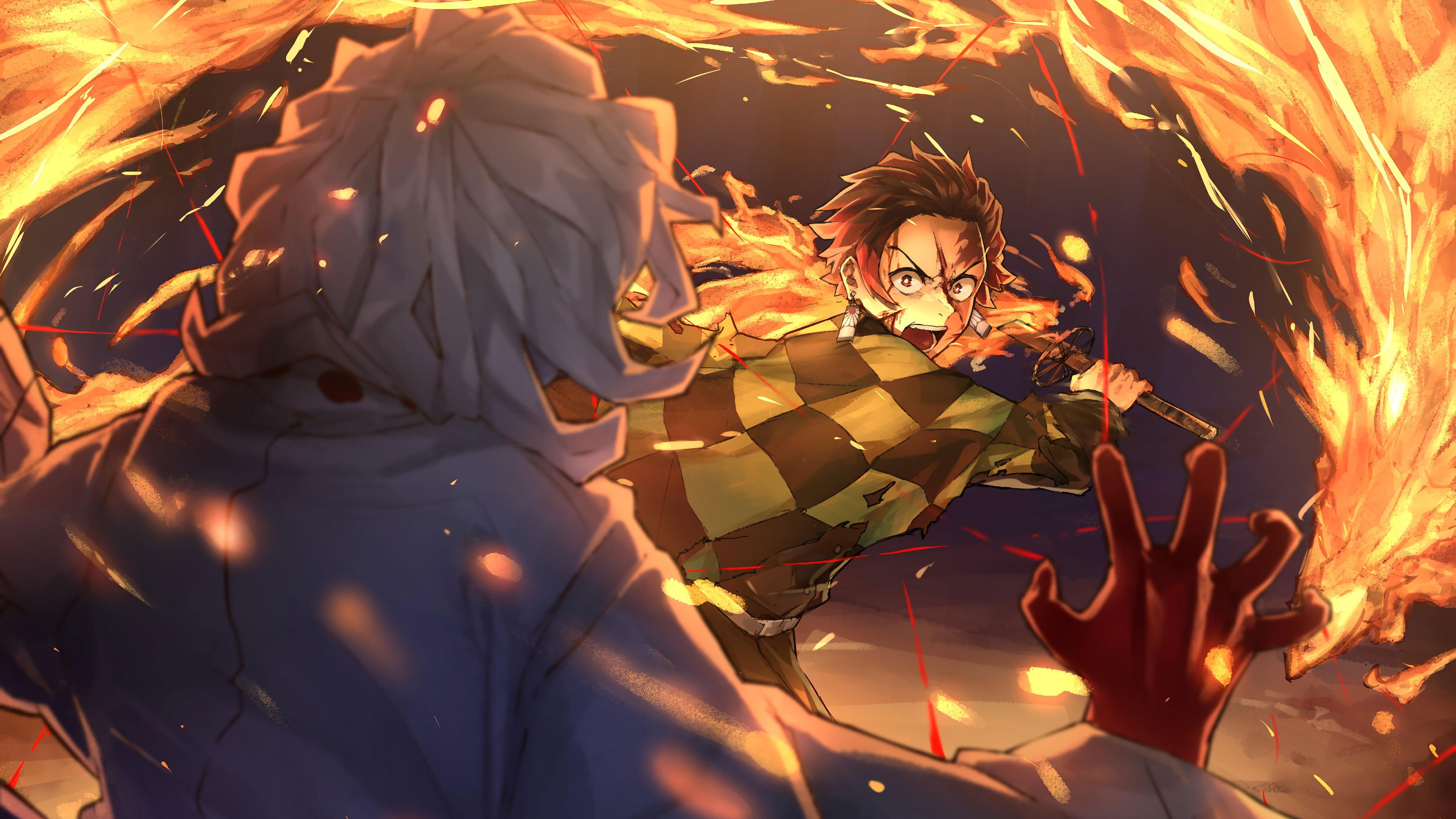 3840x2160 Kimetsu No Yaiba Wallpaper, Anime, Digital Art, Artwork, Tanjiro Kamado
