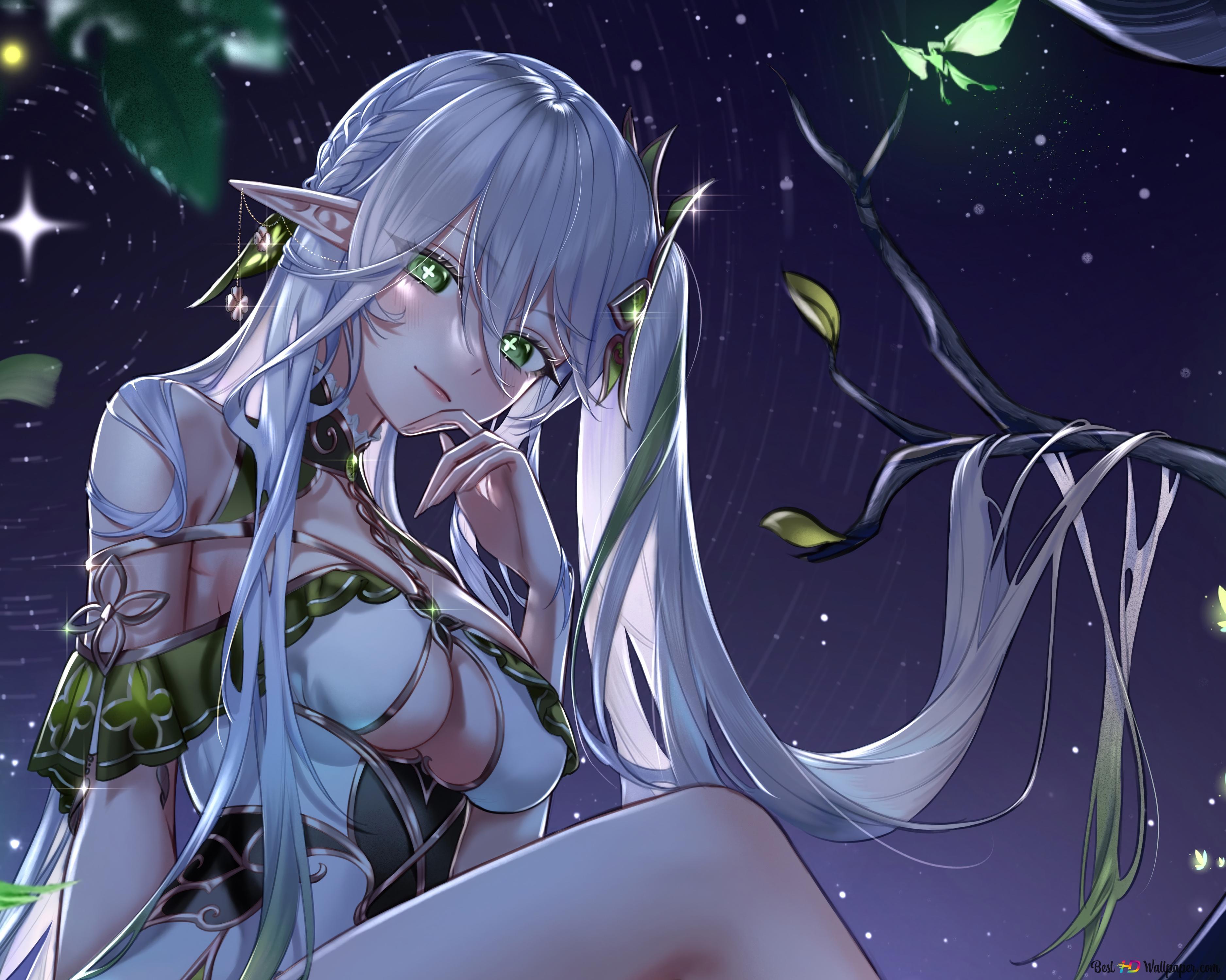 3750x3000 Elf 'Nahida' Impact (Anime Video Game) 8K wallpaper download