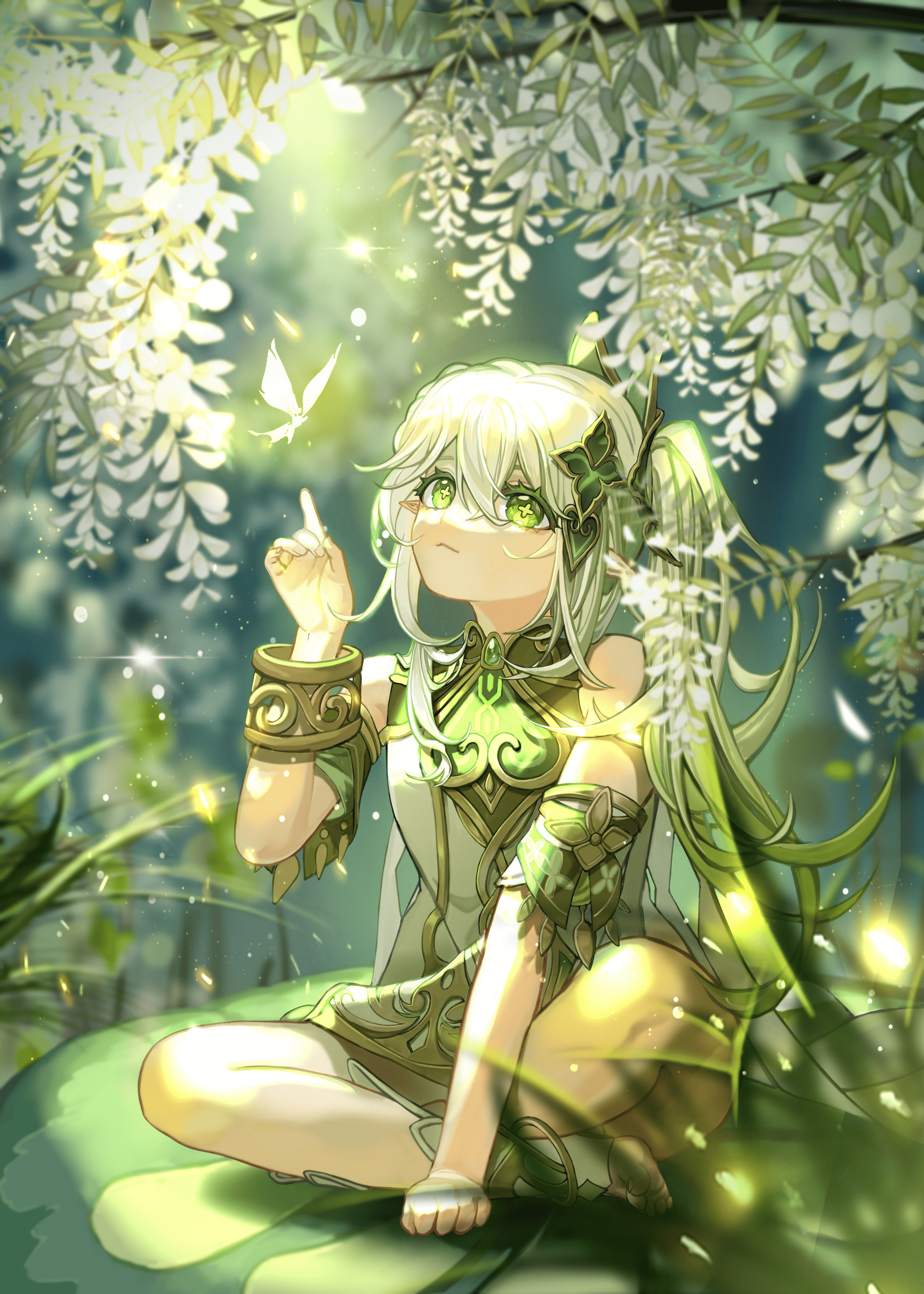 2700x3780 nanachatuti genshin impact nahida dress pointy ears