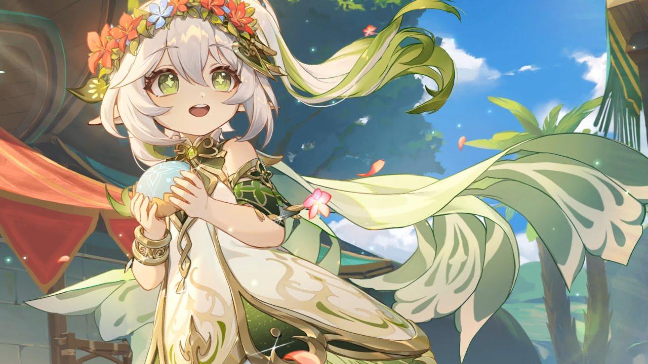1280x720 Nahida Your Dreams Of Wisdom Come True. Genshin Impact. Live Wallpaper 4K60