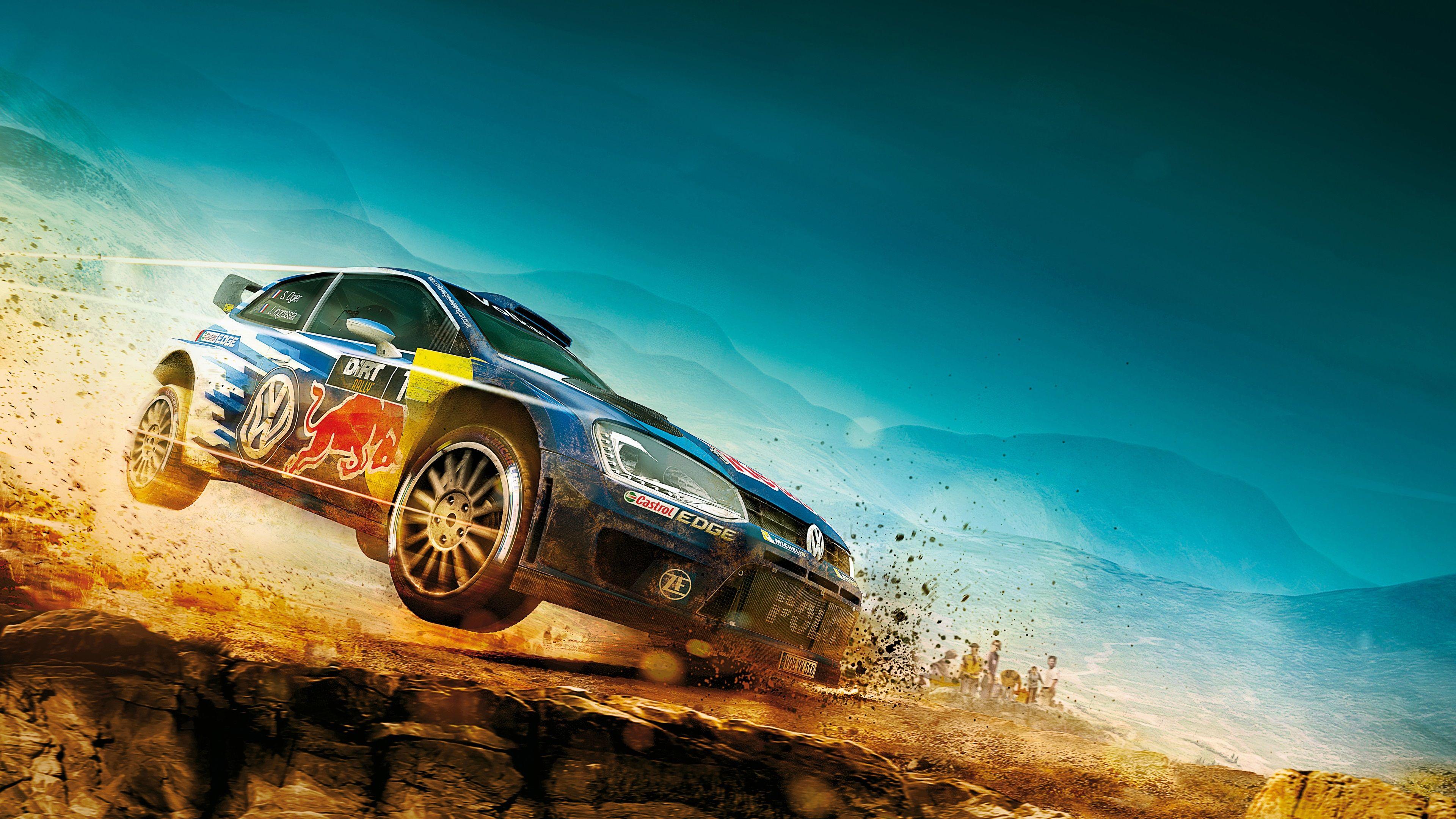 3840x2160 Wallpaper DiRT Rally, Volkswagen Polo car, sports, racing 3840x2160