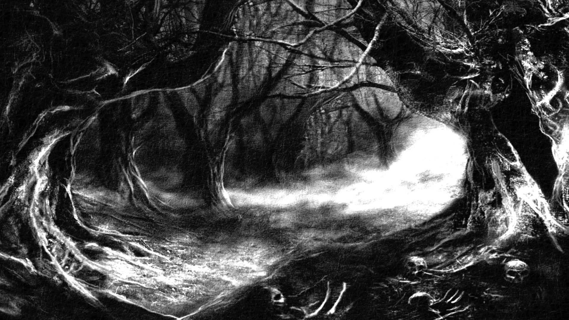 1920x1080 Black Metal Wallpaper