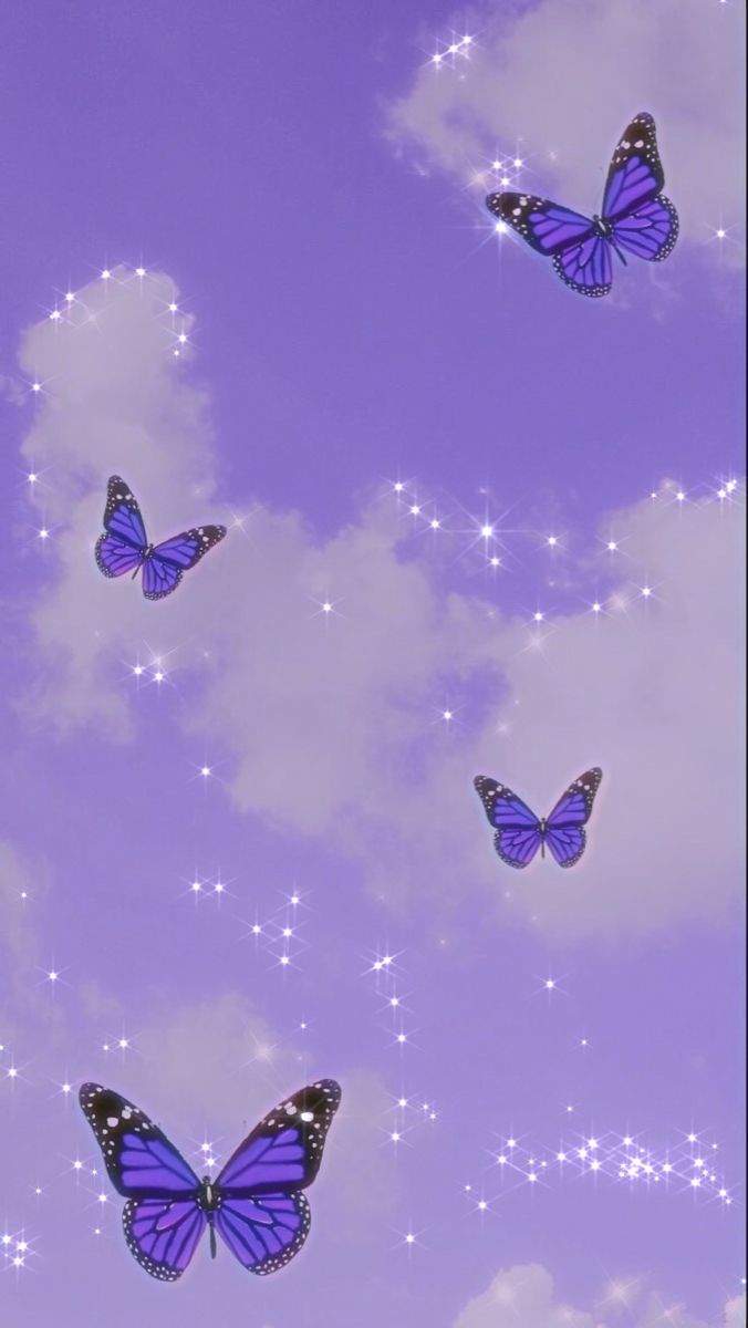 Download Cute Light Purple Butterflies Wallpaper  Wallpaperscom