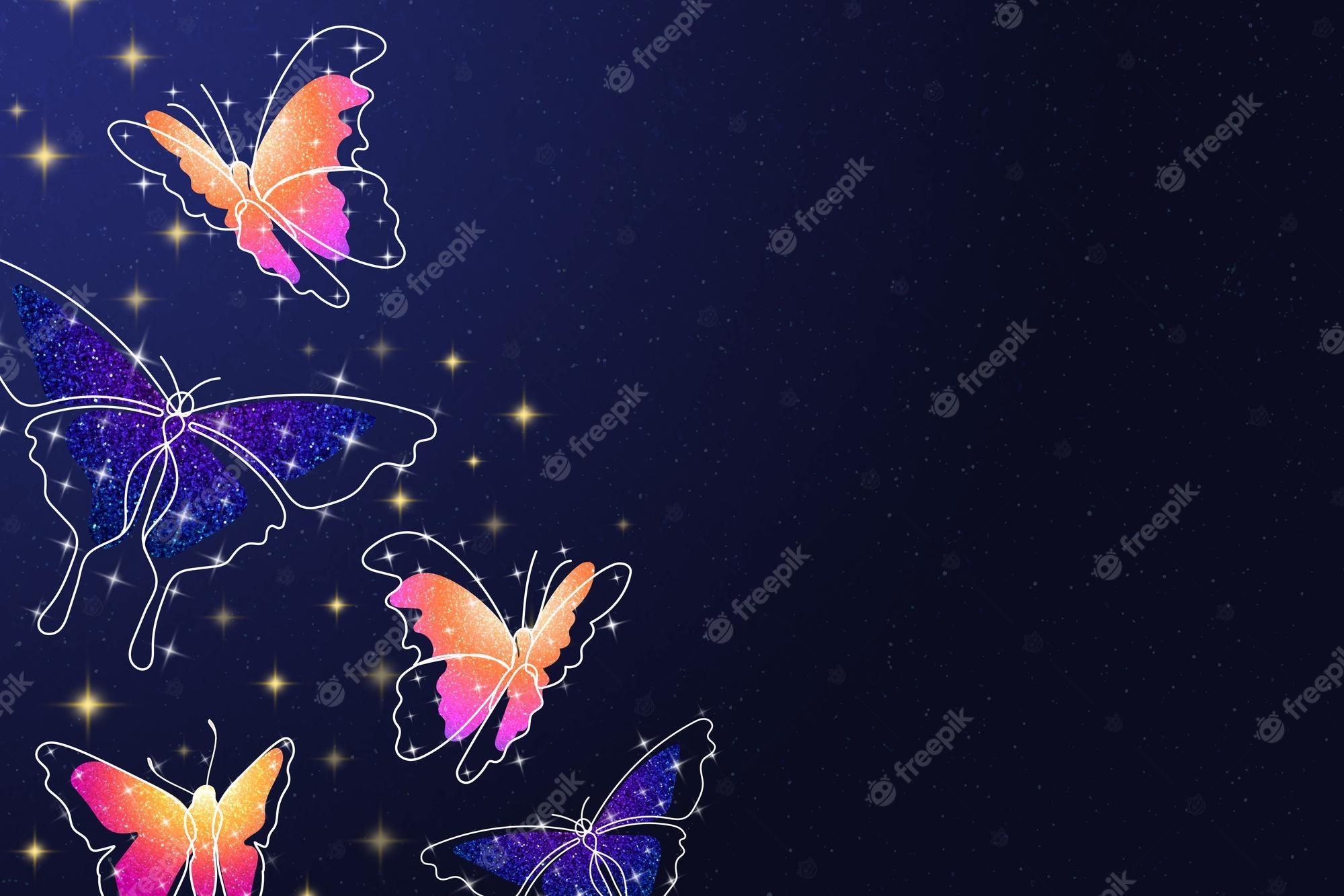 Neon Purple Butterfly Wallpapers - Top Free Neon Purple Butterfly ...