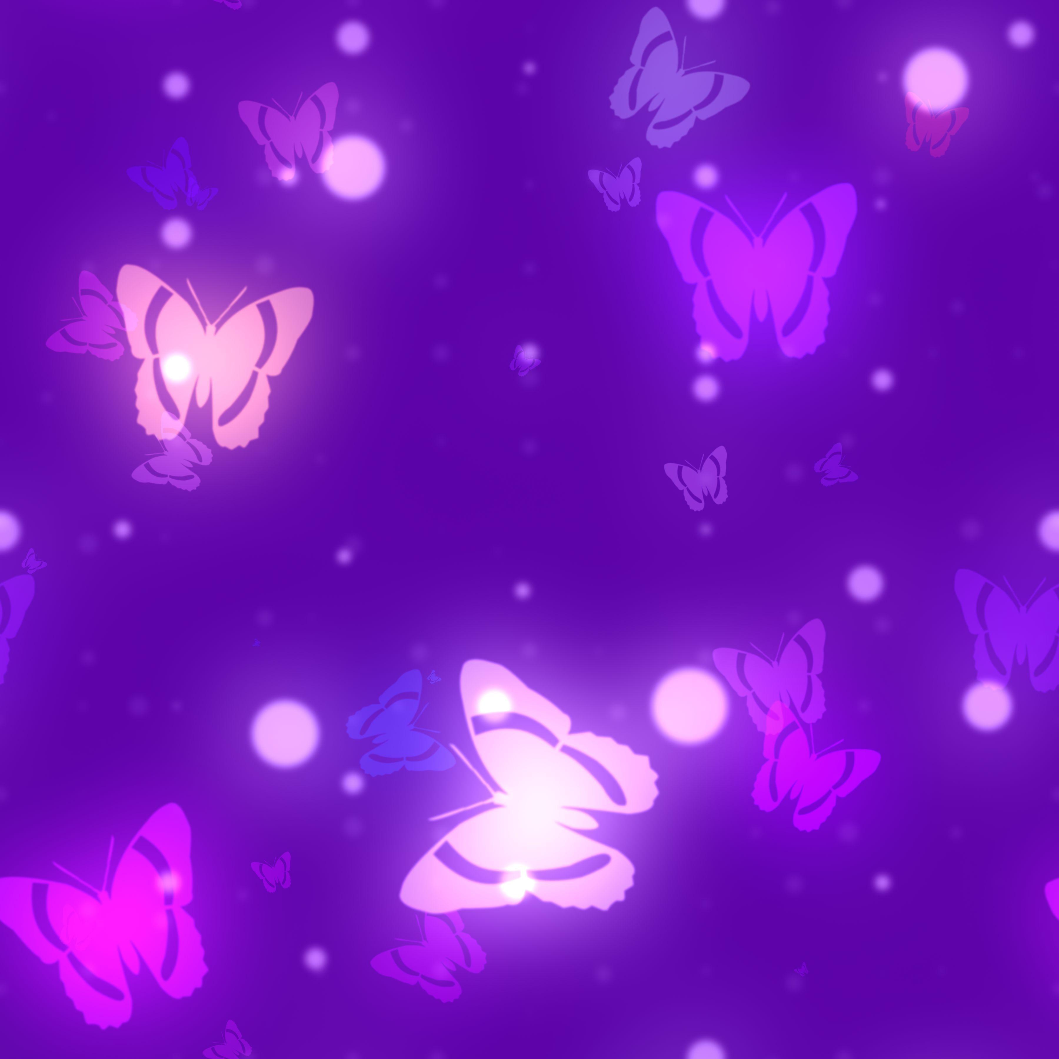 3600x3600 Clipart of purple Butterfly background free image download