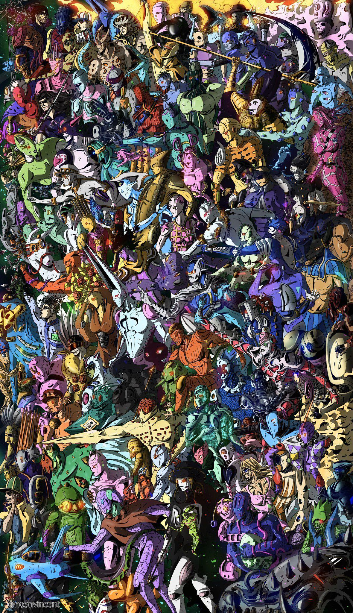 1180x2048 Jojo Stands Wallpaper