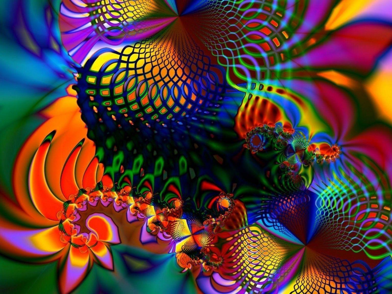 1600x1200 Colorf Fractal Art Wallpaper