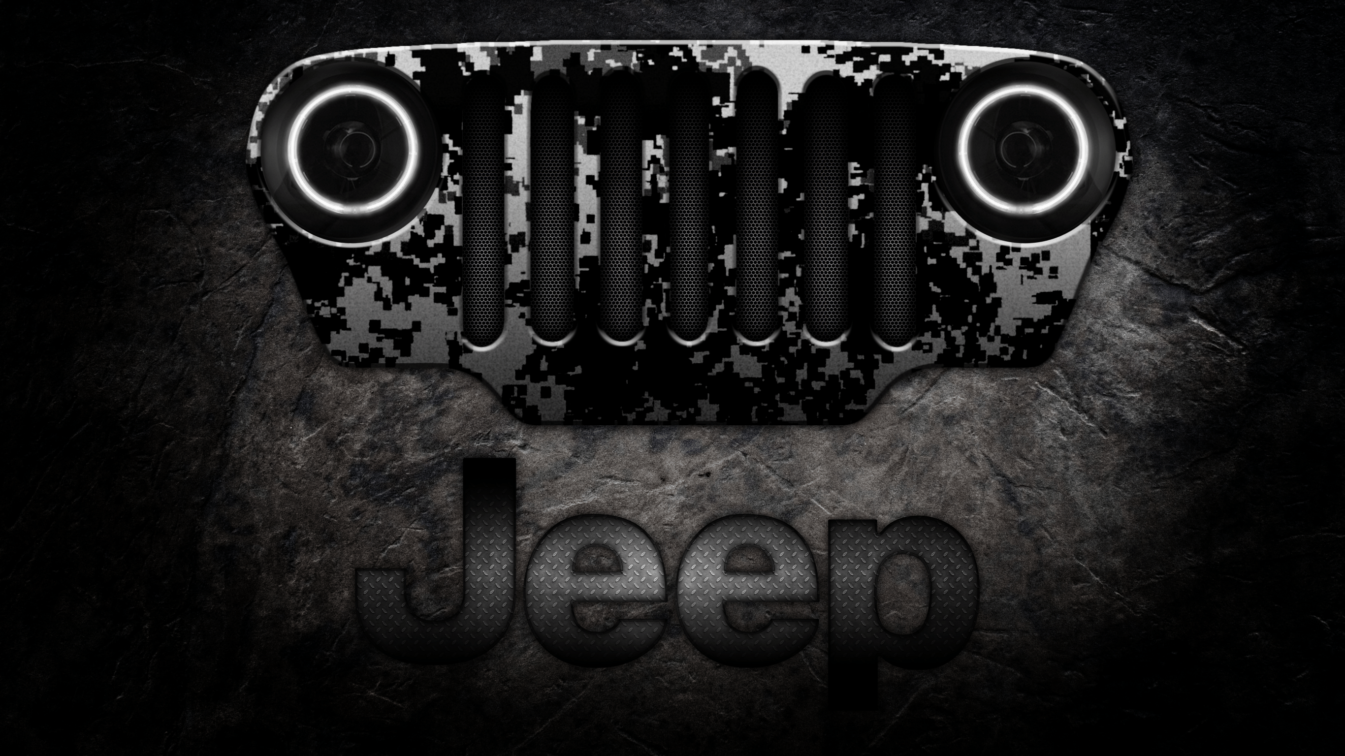 2732x1536 Jeep Logo Wallpaper