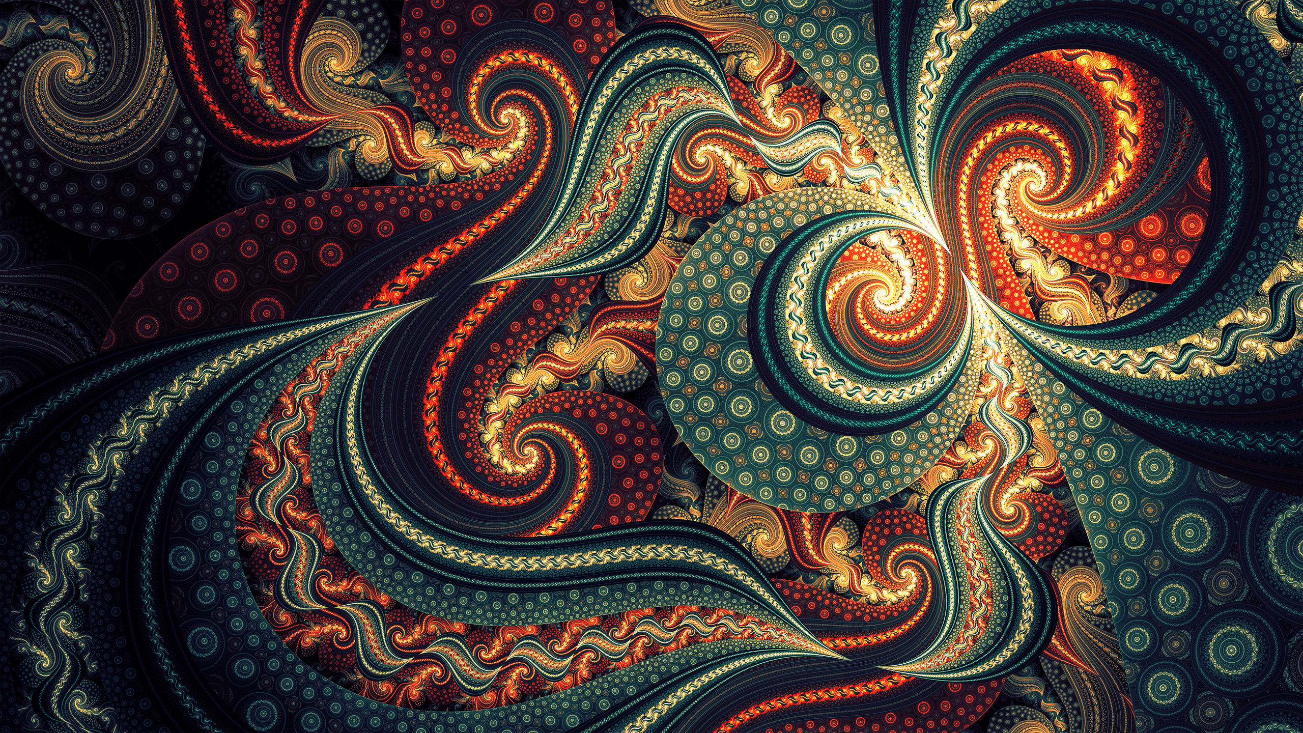 2560x1440 2560x1440 Abstract, Artistic, Colors, Digital Art, Fractal Gallery HD Wallpaper
