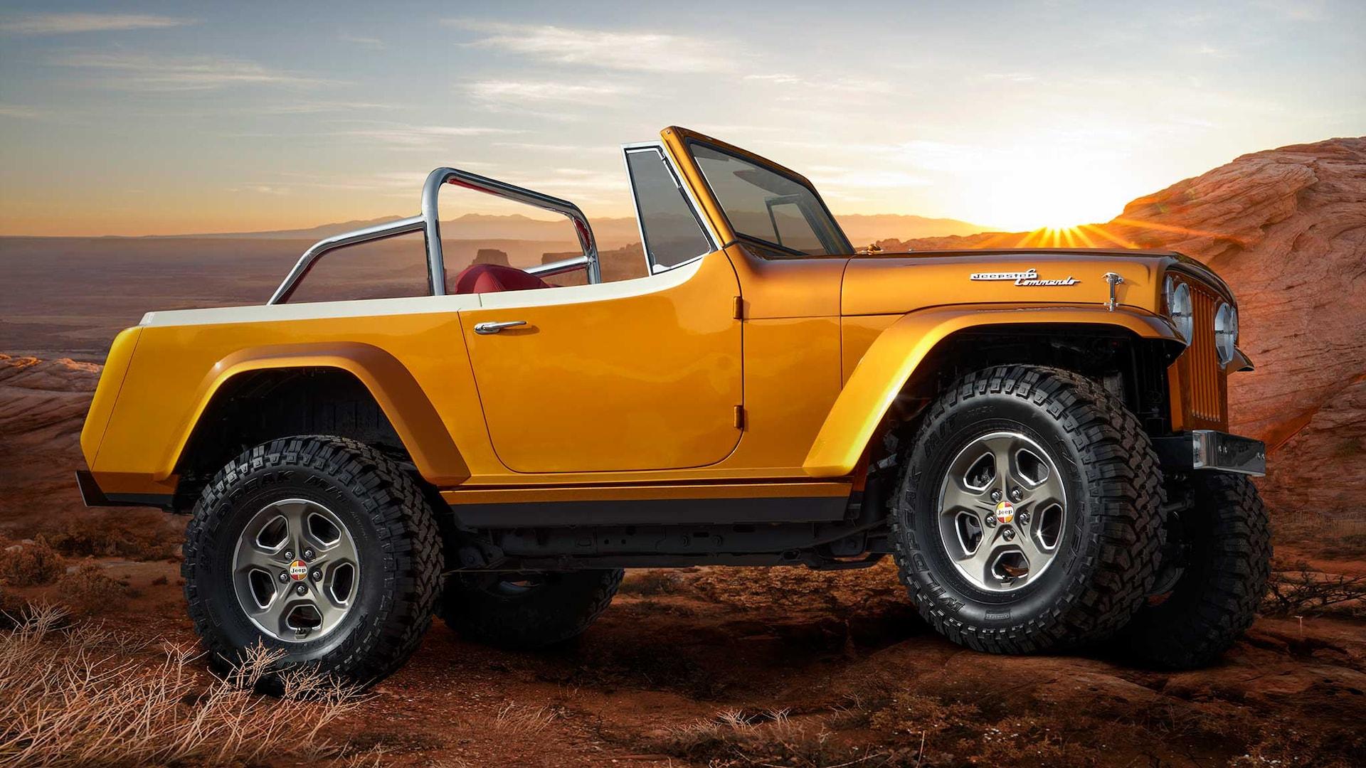 1920x1080 Jeepster Beach Concept Restomod Pairs Classic Looks, Wrangler Rubicon Capability