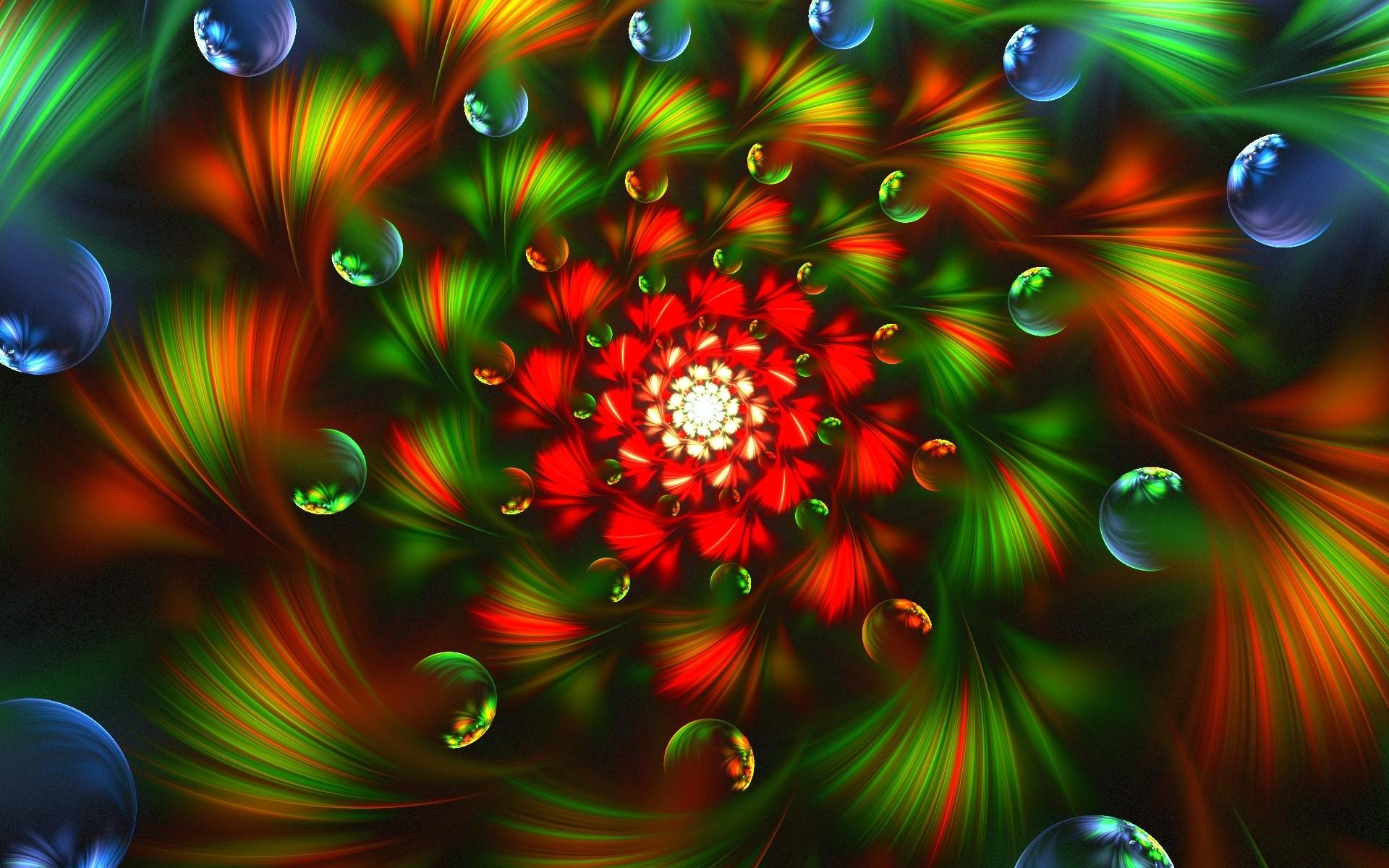 1920x1200 3D Colorful Apples Art Wallpaper 3D Abstract Fractal Colorful Bright HD Wallpaper