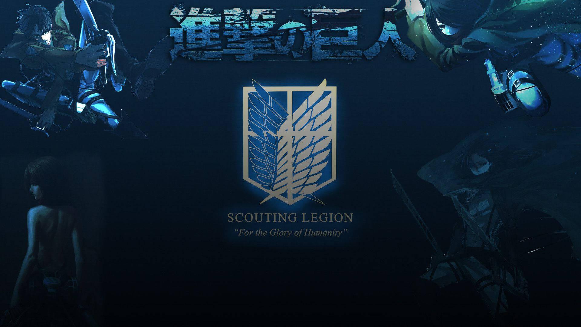 1920x1080 Download Scouting Legion Attack On Titan Logo Wallpaper