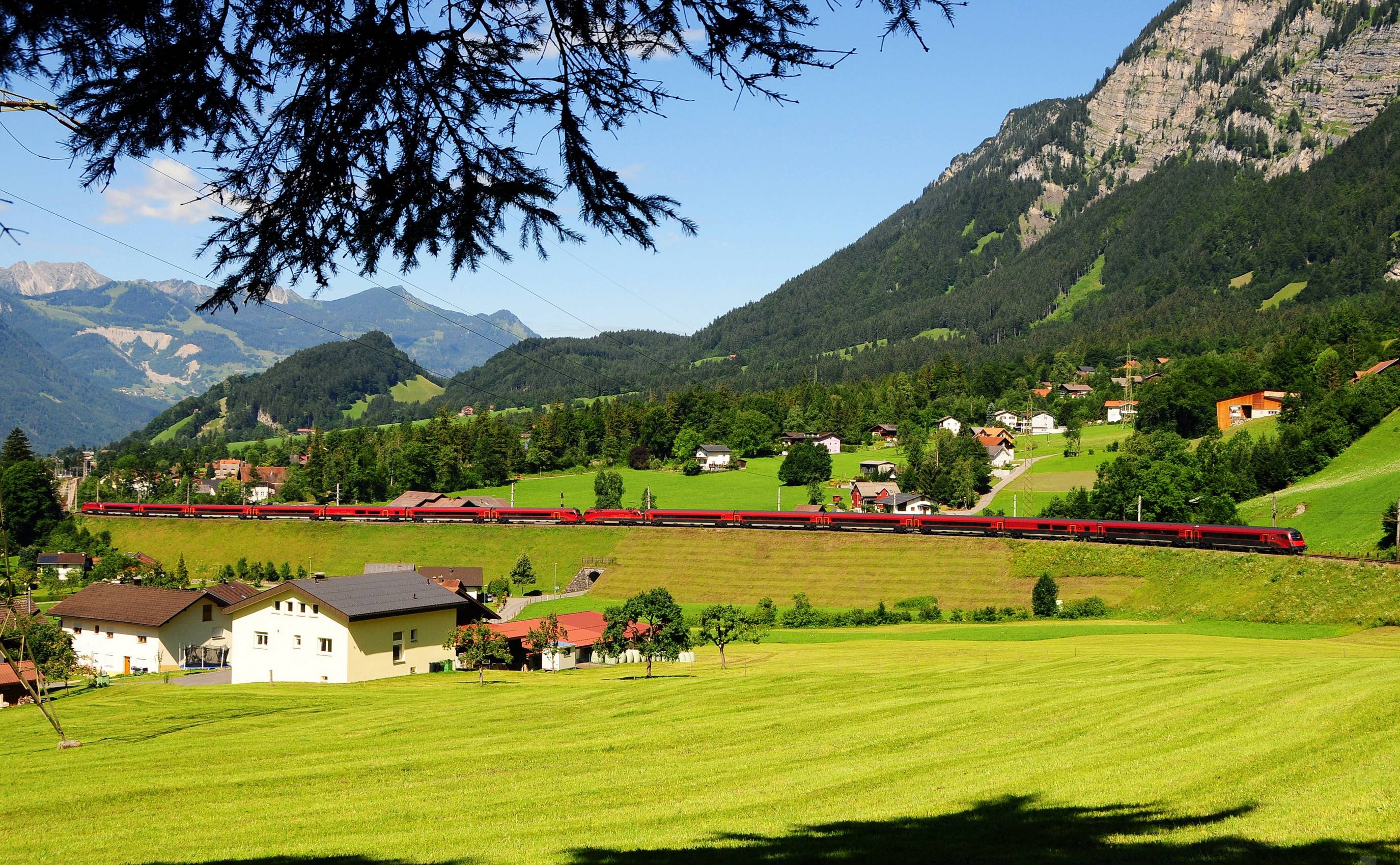 2750x1700 austria, mountains, grass Wallpaper, HD Nature 4K Wallpaper, Image, Photo and Background