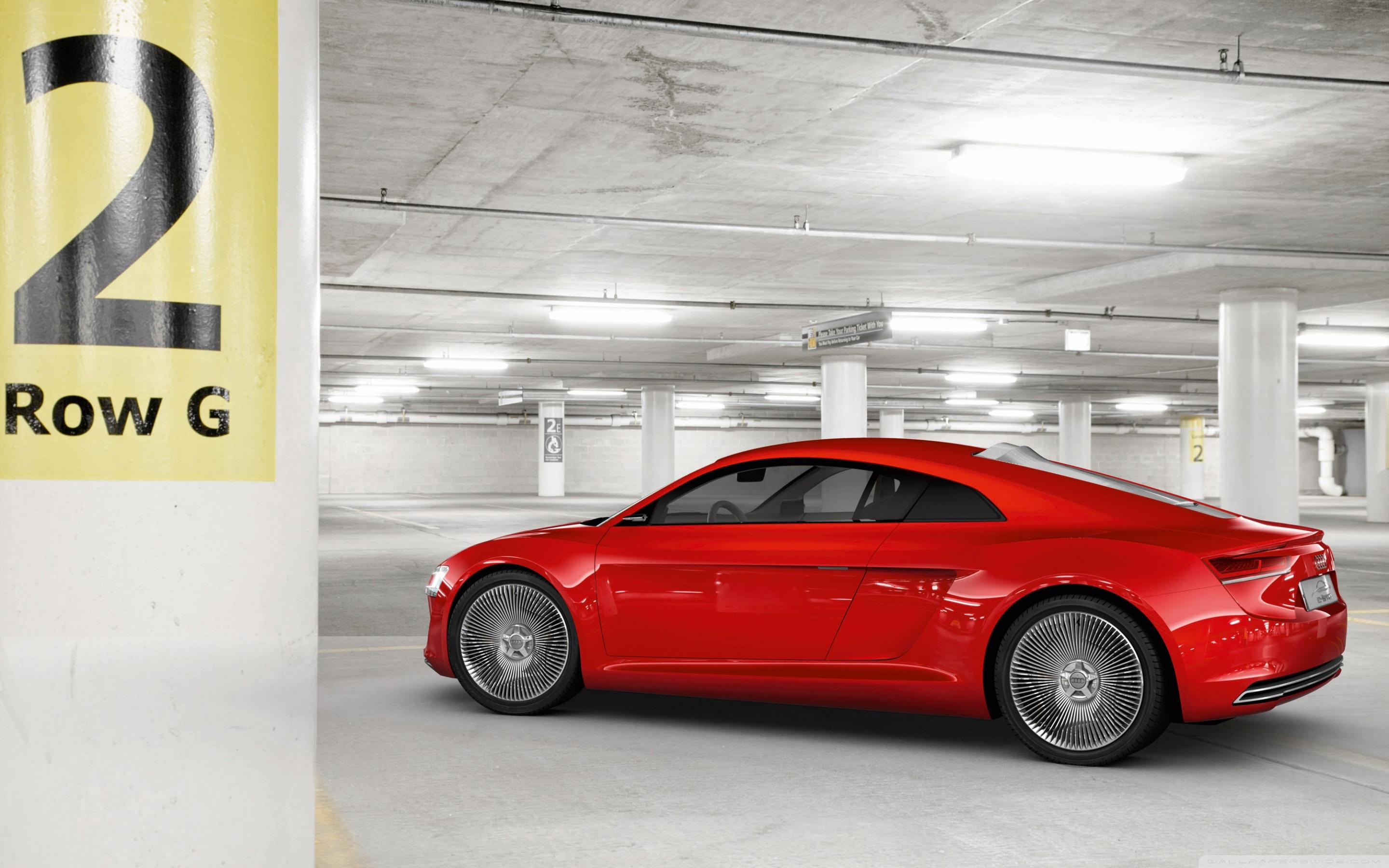 2880x1800 Audi E Tron Underground Parking Garage Ultra HD Desktop Background Wallpaper for 4K UHD TV : Widescreen & UltraWide Desktop & Laptop : Multi Display, Dual Monitor : Tablet