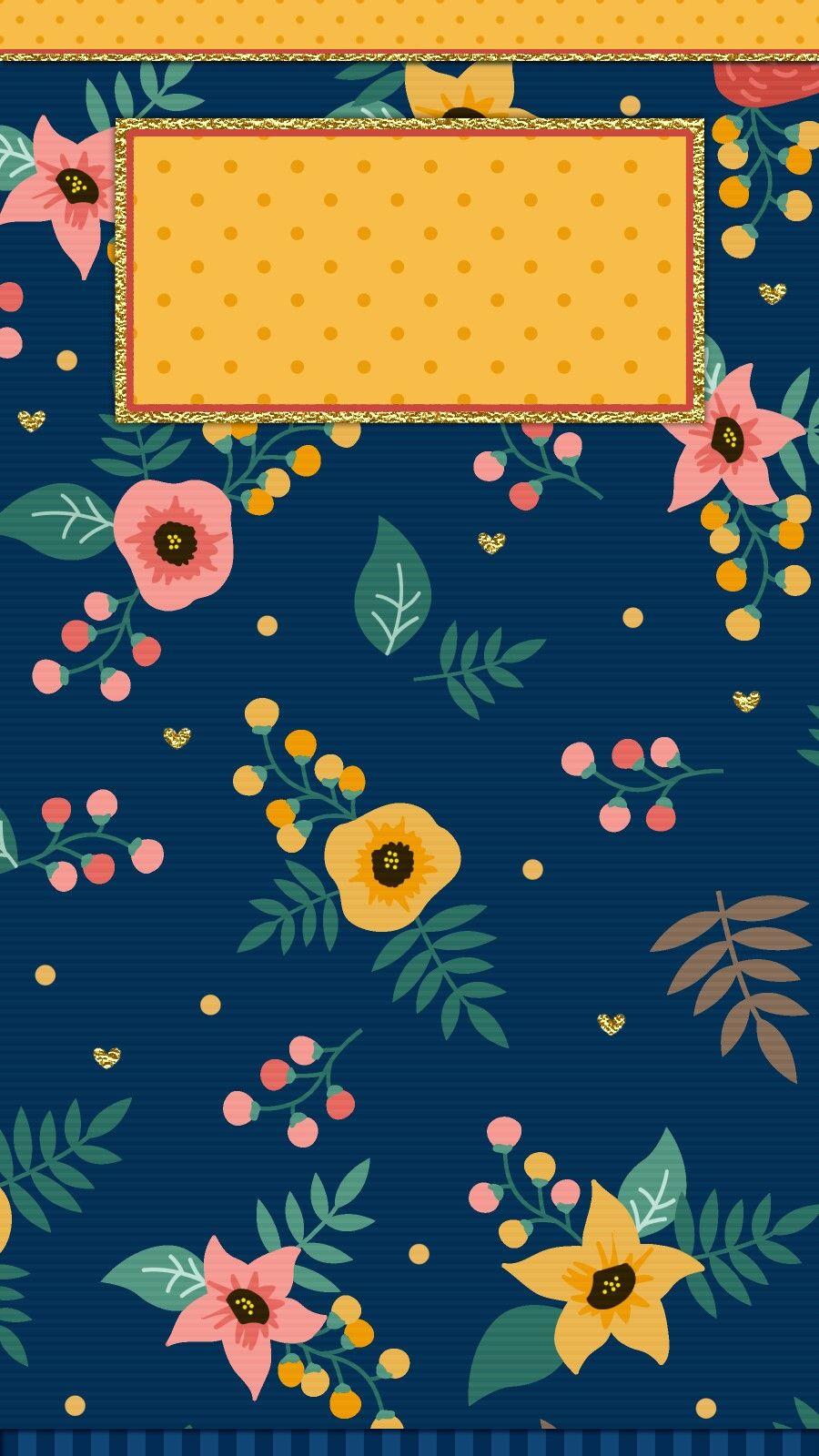 900x1600 Navy blue floral wallpaper iphone. Floral wallpaper iphone, Blue wallpaper iphone, Blue floral wallpaper