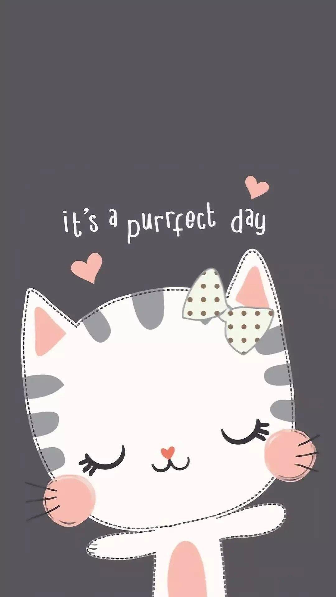 1080x1919 ♤criaturinhas. Cat wallpaper, Cartoon wallpaper, Cute wallpaper