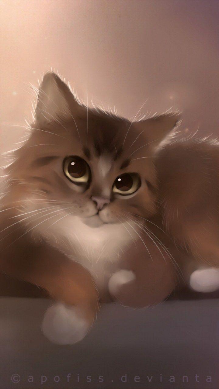 720x1280 Cartoon Cats iPhone Wallpaper