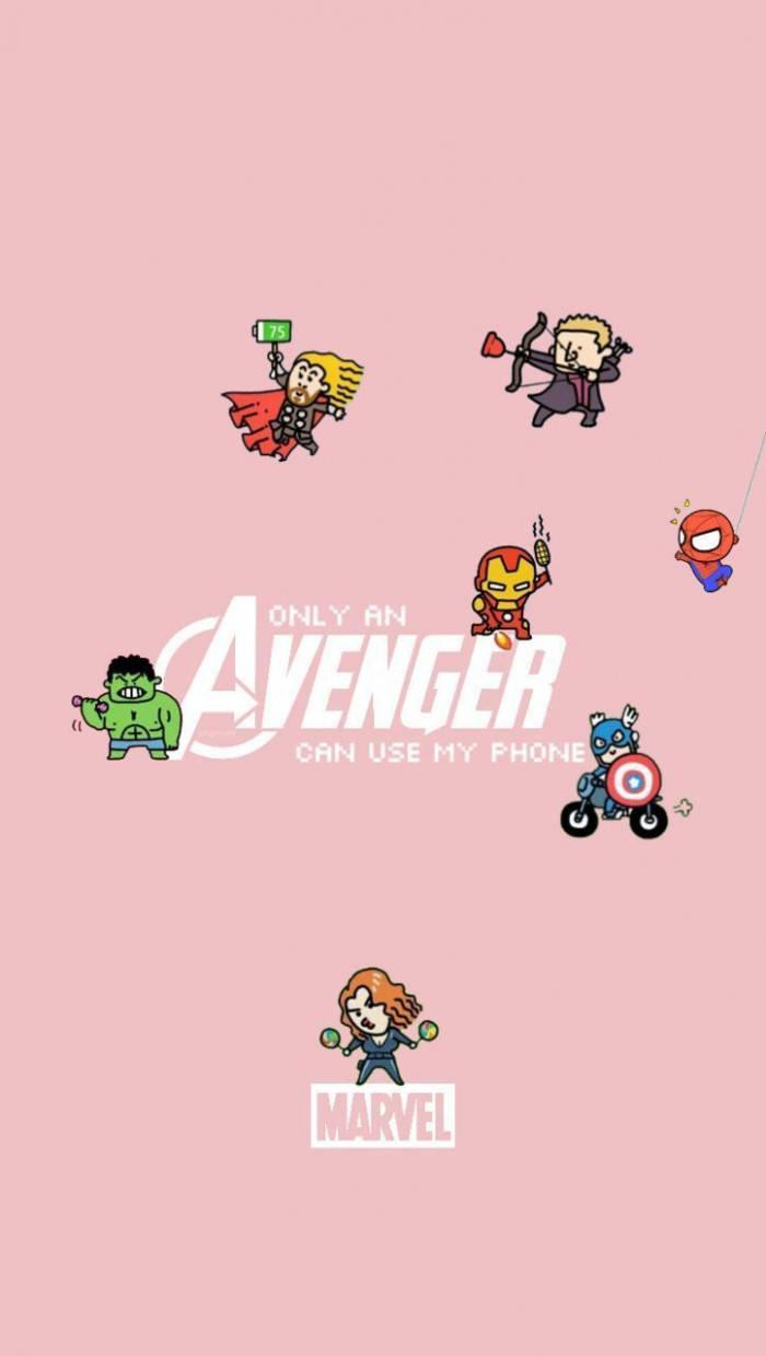 700x1239 Download Cute Marvel Aesthetic Chibi Wallpaper