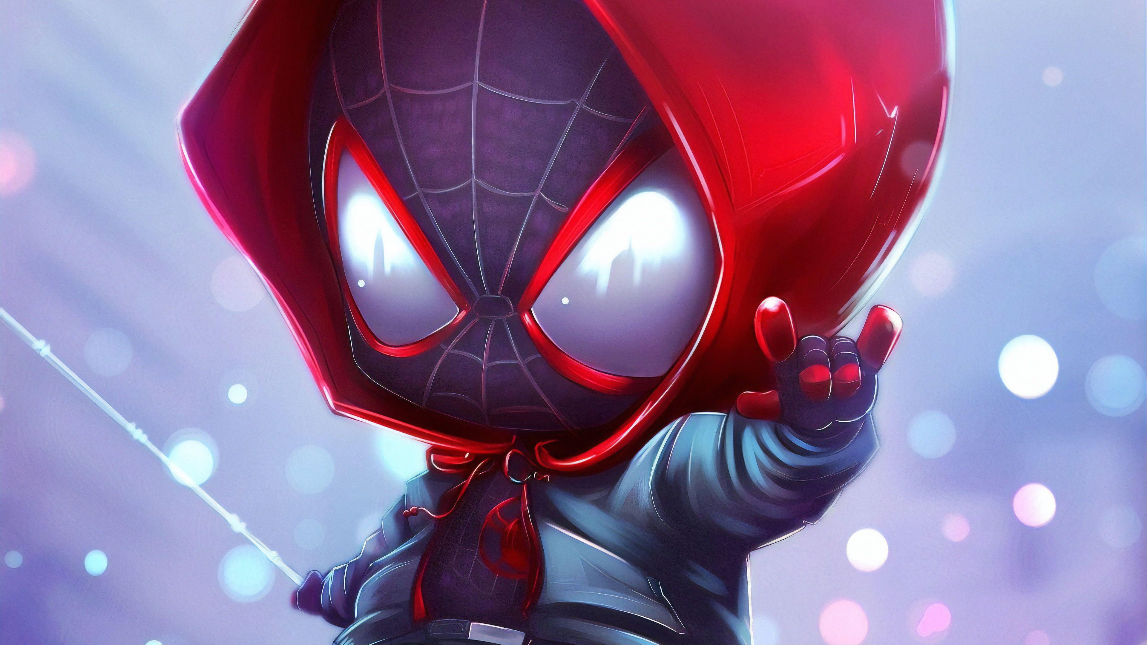 3840x2160 Spider Man #Chibi Marvel Comics K #wallpaper #hdwallpaper #desktop. Chibi Marvel, Chibi Wallpaper, Spiderman
