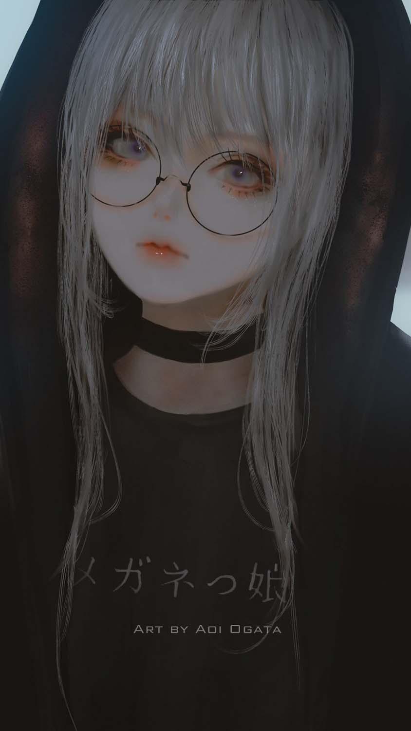 844x1500 Cute Anime Girl IPhone Wallpaper HD Wallpaper : iPhone Wallpaper