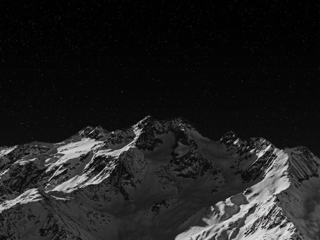 1024x768 Wallpaper mountain, dark, nature desktop wallpaper, HD image, picture, background, 7ea043