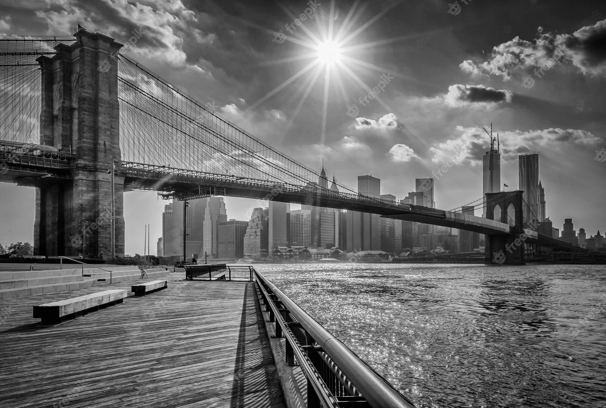 2000x1346 Premium Photo. Brooklyn bridge new york city usa