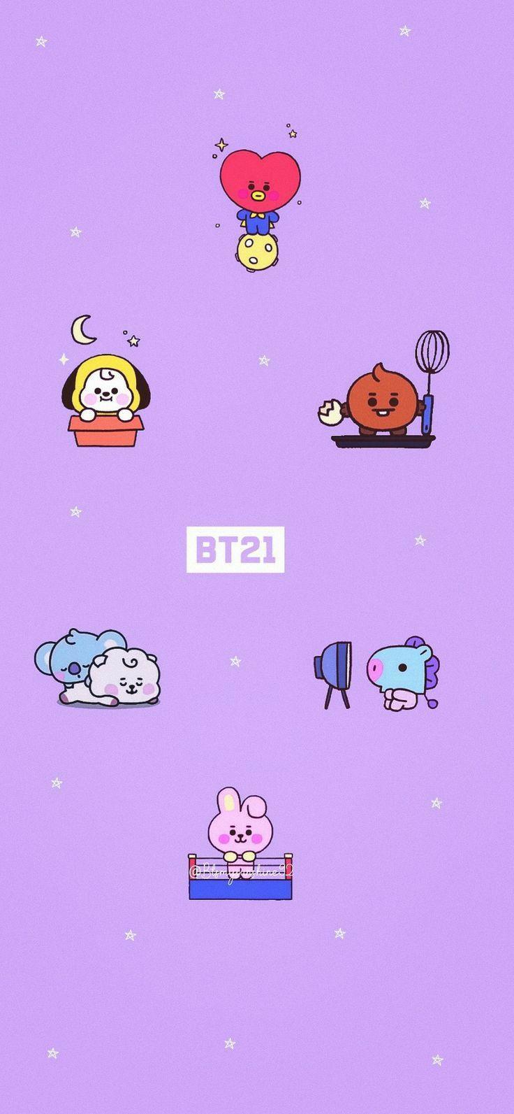 BT21 Pastel Wallpapers - Top Free BT21 Pastel Backgrounds - WallpaperAccess