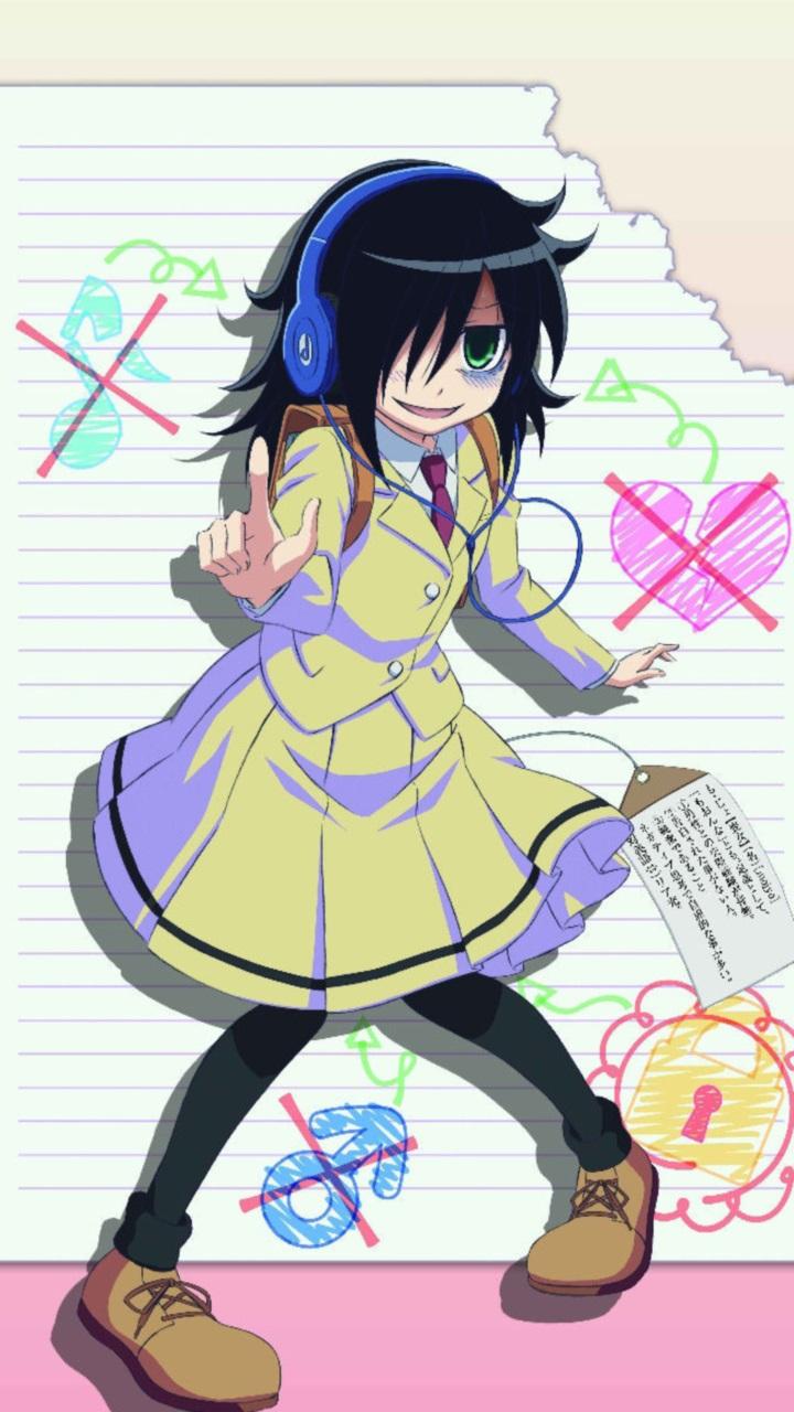 720x1280 WataMote.Tomoko Kuroki Asus Padfone 2 wallpaper.720×1280