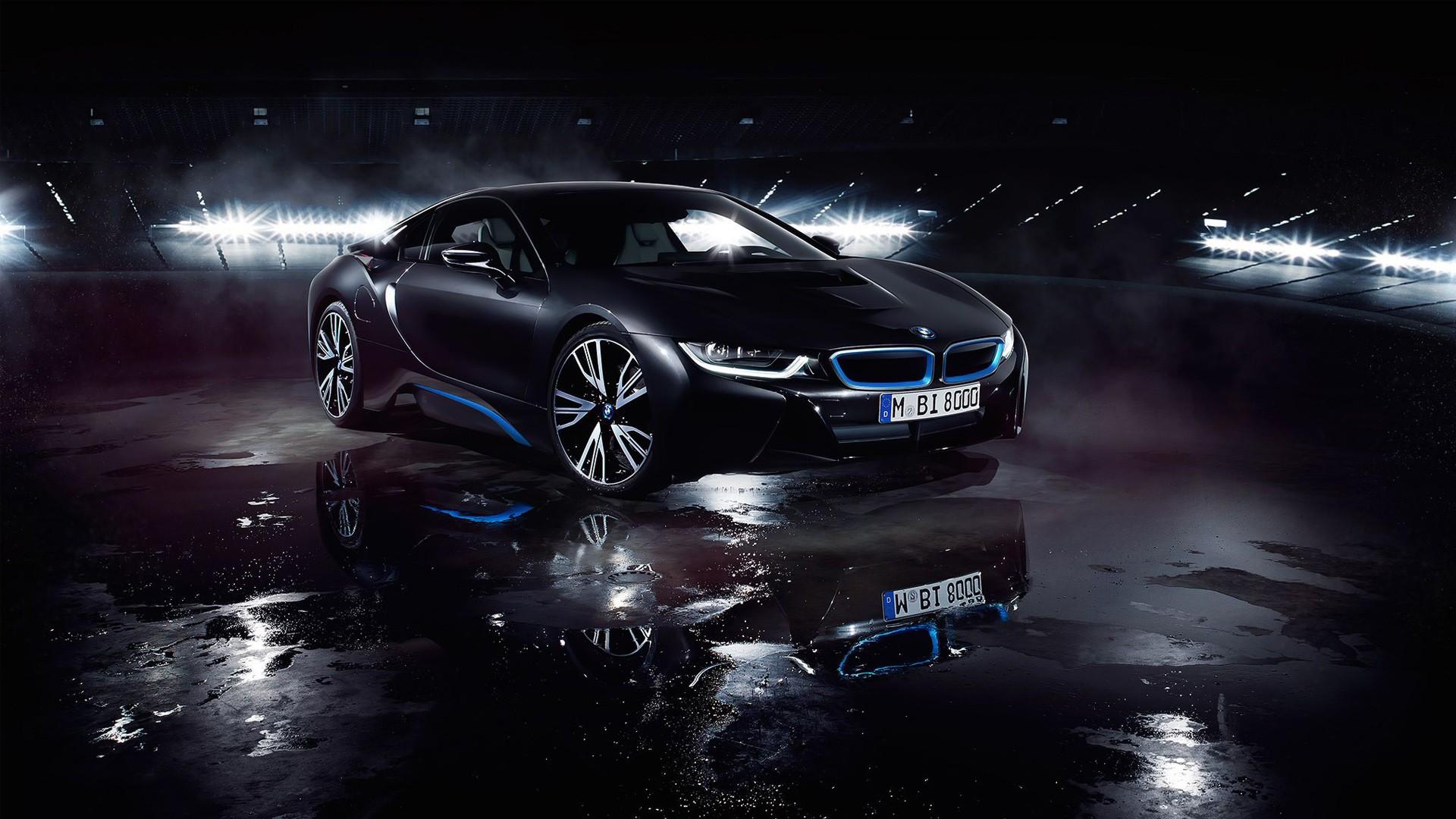 1920x1080 BMW i8 Matte Black Wallpaper Car Wallpaper