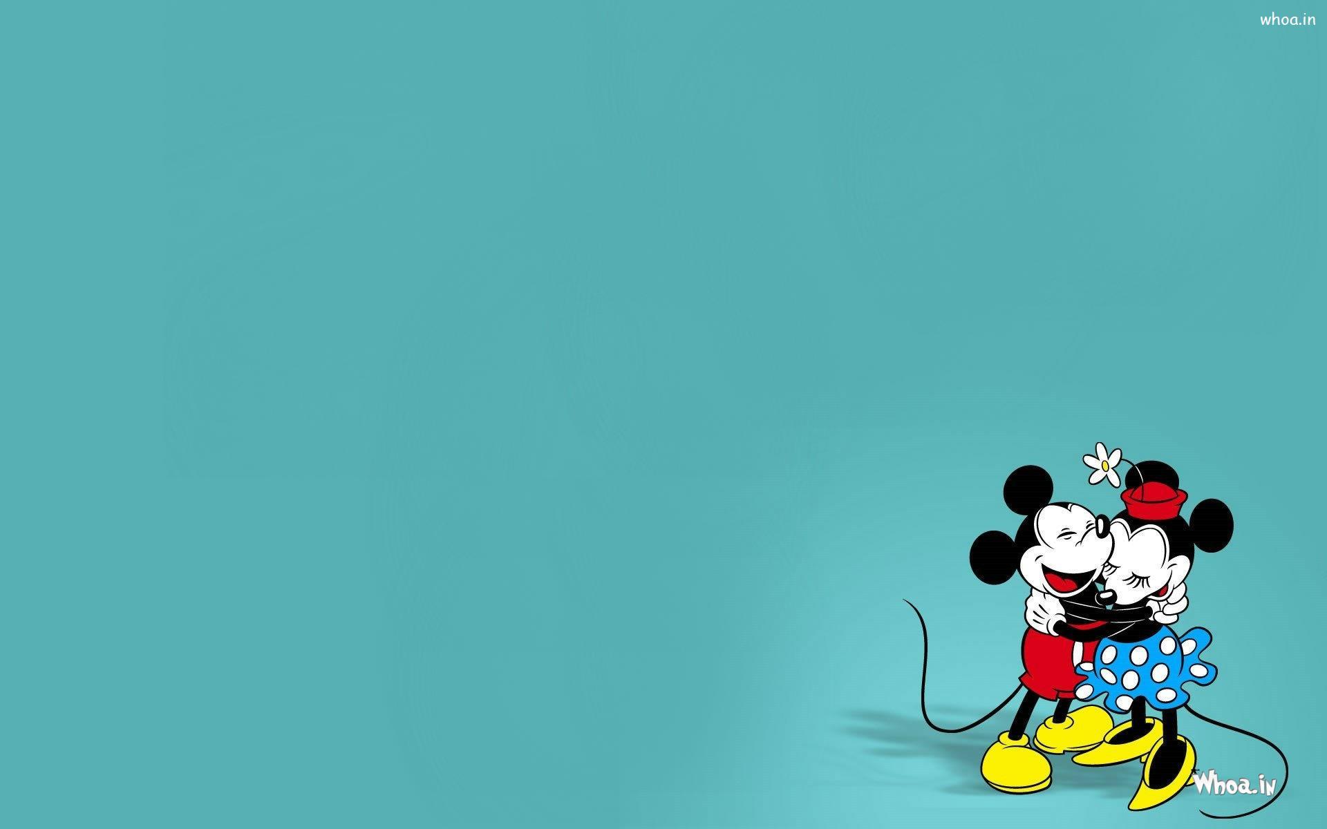 1920x1200 Mickey And Minnie Mouse Hug HD Cartoon Wallpaper