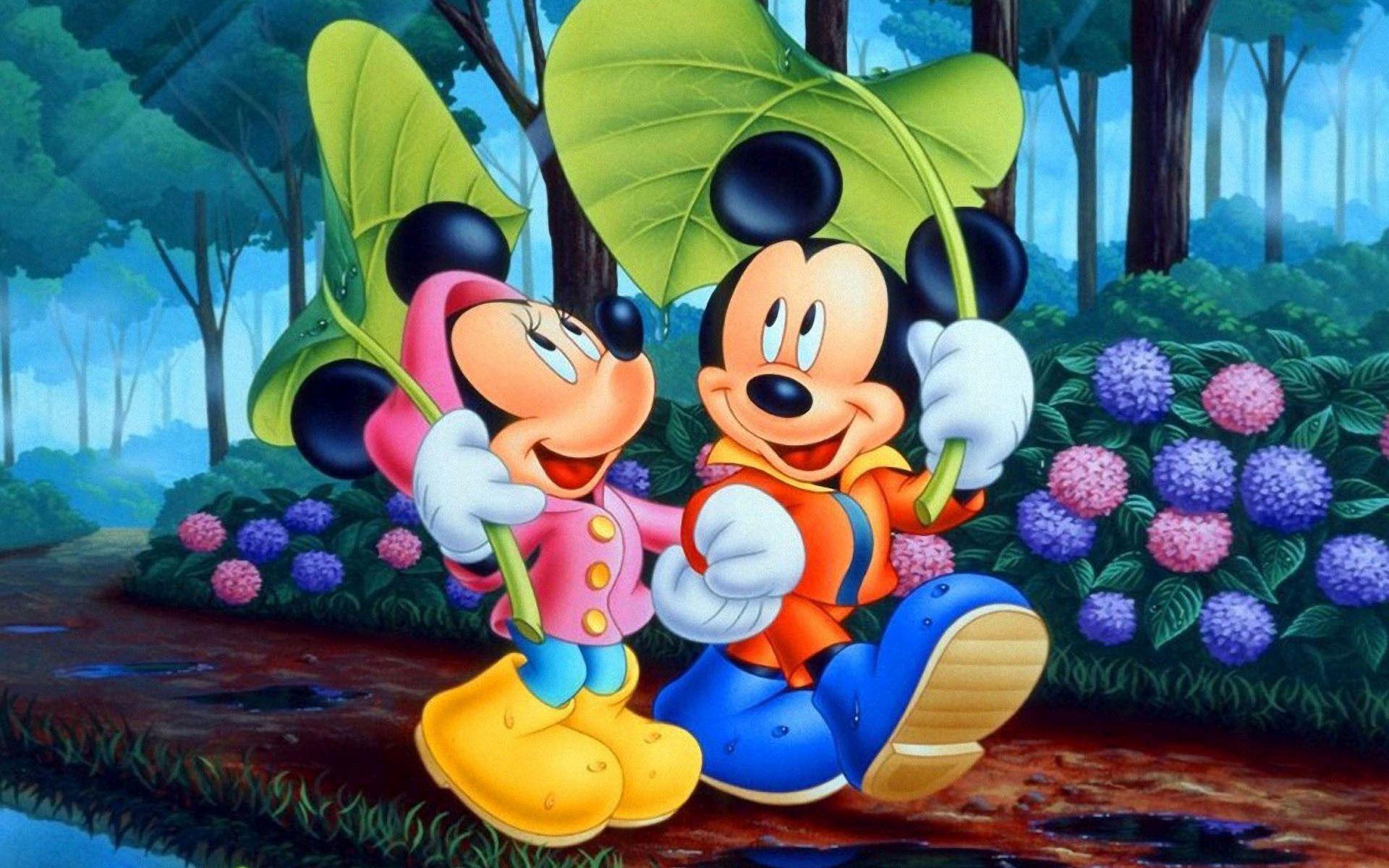 1920x1200 HD desktop wallpaper: Movie, Disney, Mickey Mouse, Minnie Mouse download free picture