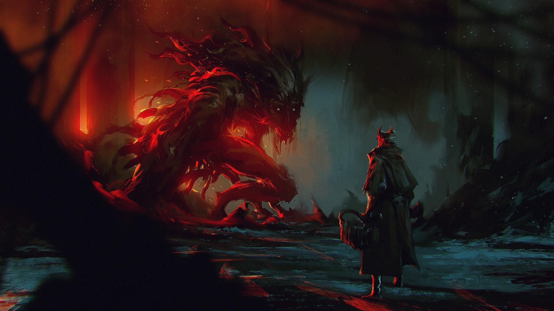 1920x1080 Wallpaper / bloodborne, games, hd, artist, artwork, digital art, artstation free download