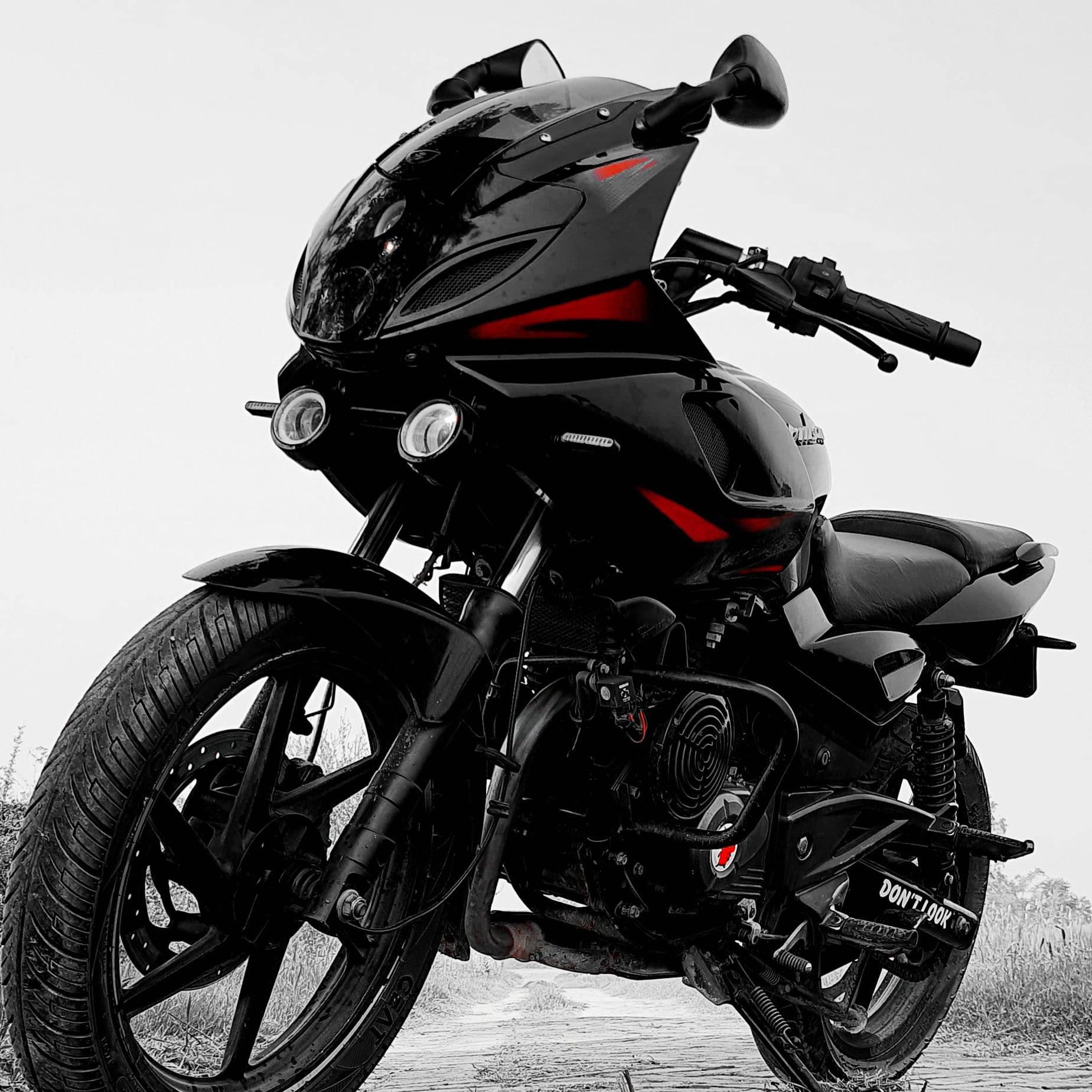 1849x1849 Download Black Pulsar 220 HD Wallpaper