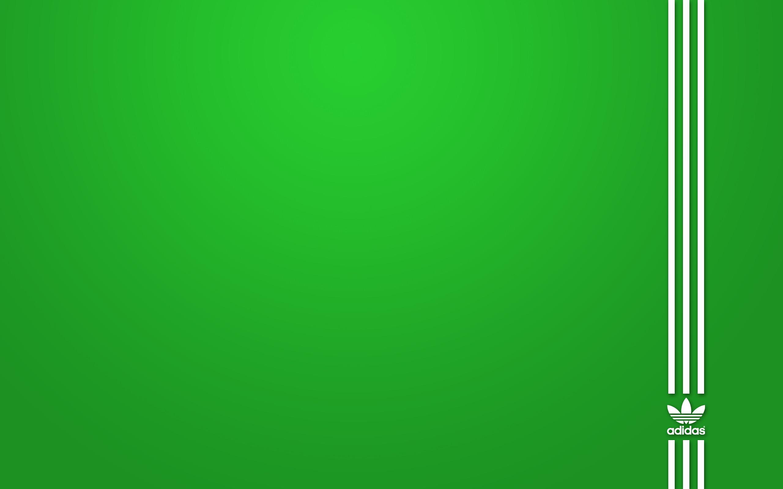 2560x1600 Green Adidas Logo Wallpaper