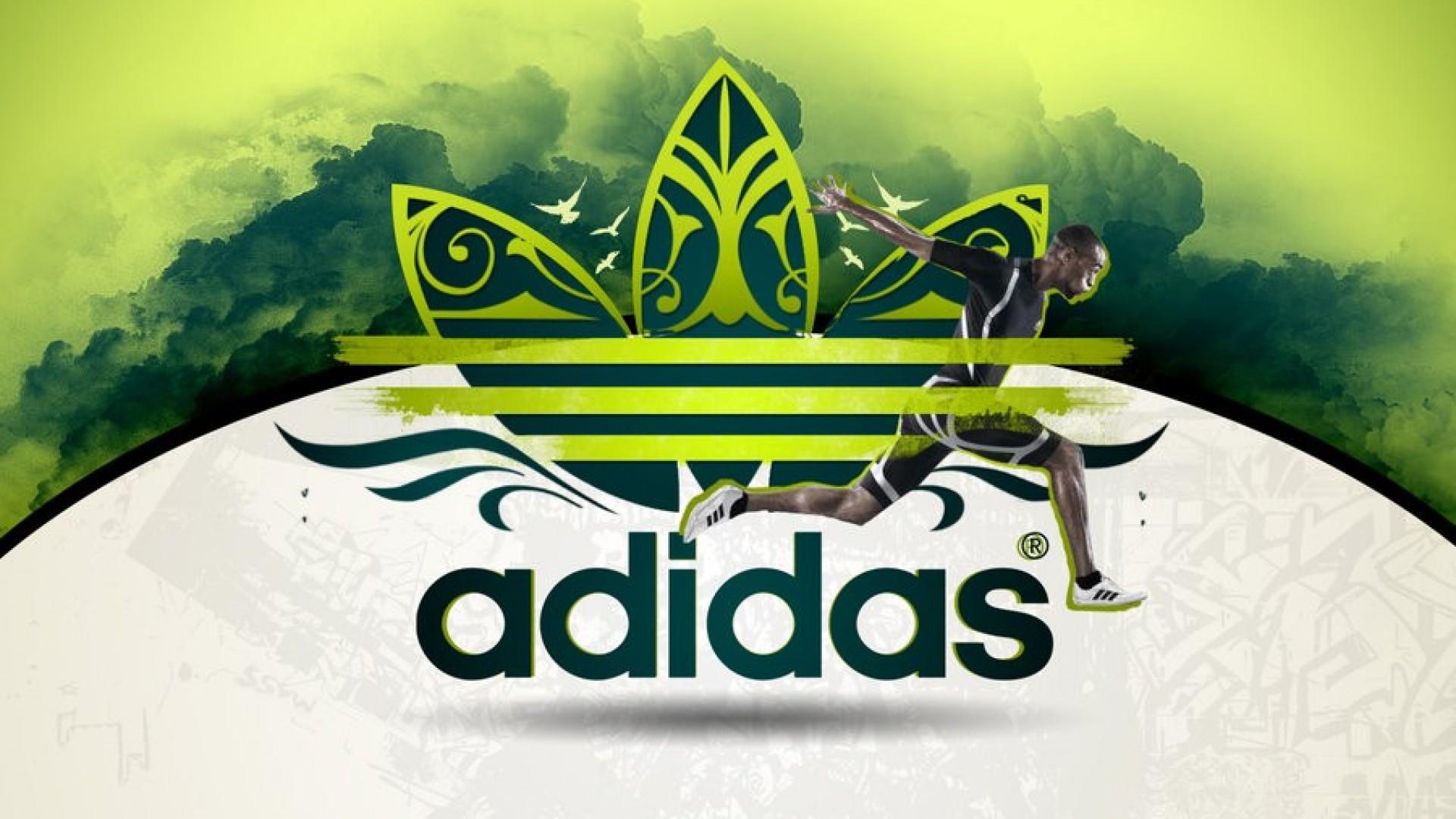1920x1080 Adidas in shades of green Desktop wallpaper 1366x768
