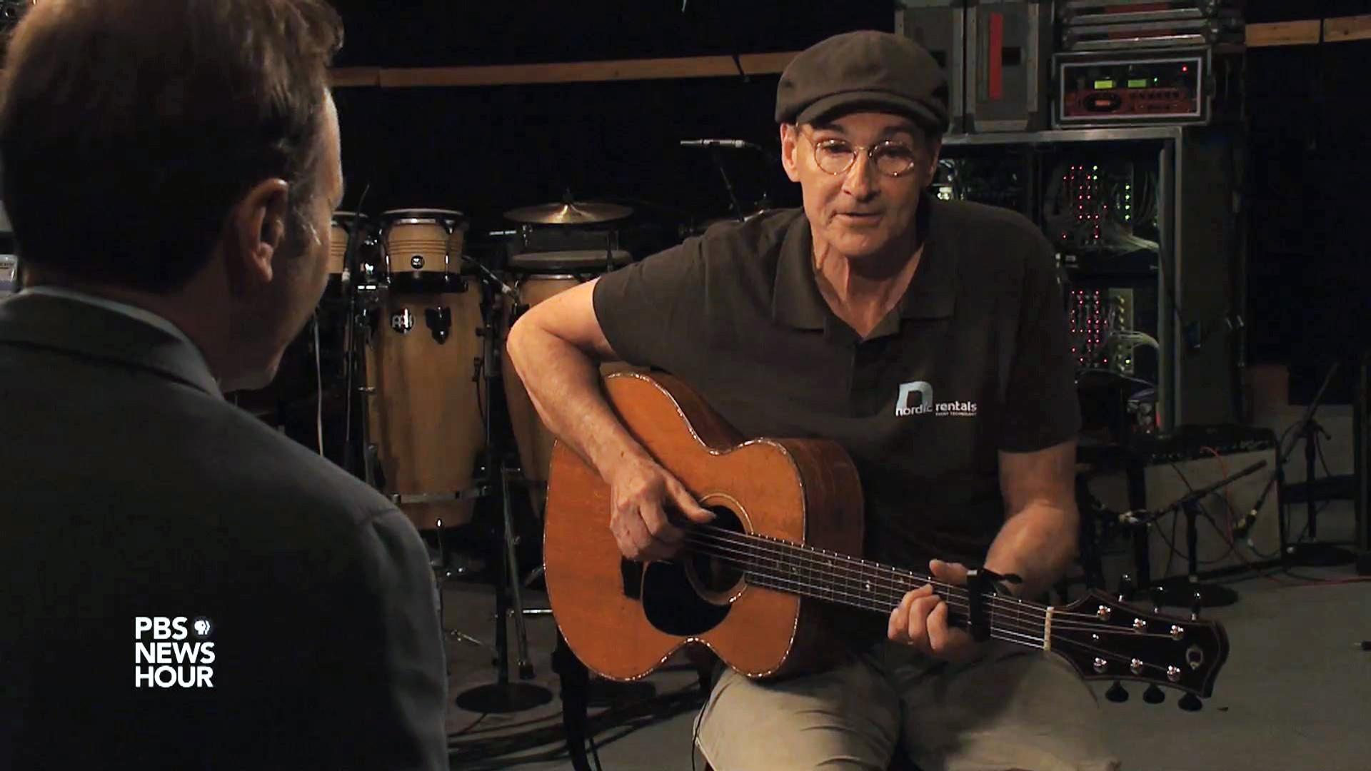 1920x1080 PBS NewsHour. James Taylor sings 'Shower the People'
