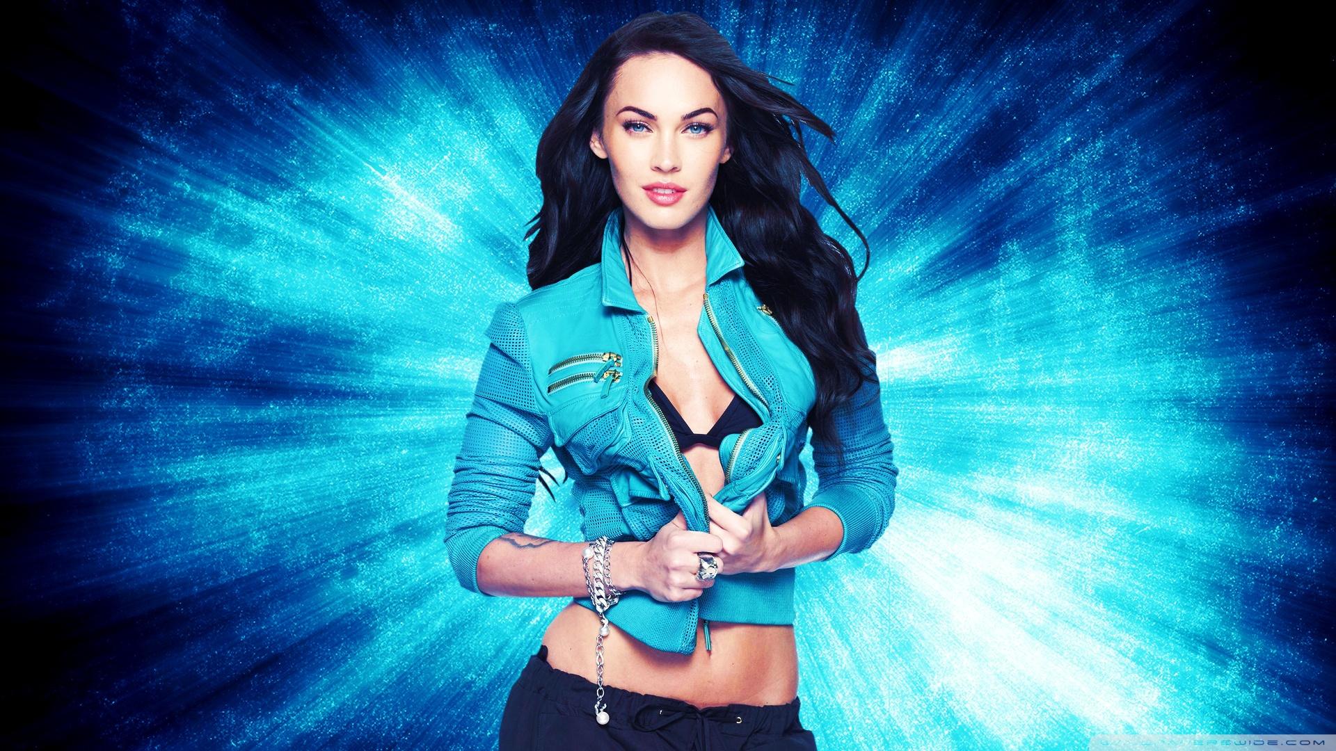 1920x1080 Megan Fox Blue Ultra HD Desktop Background Wallpaper for 4K UHD TV : Tablet