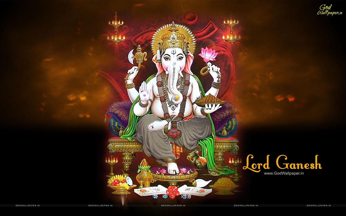 1440x900 Ganesh Live Wallpaper Free Download for PC