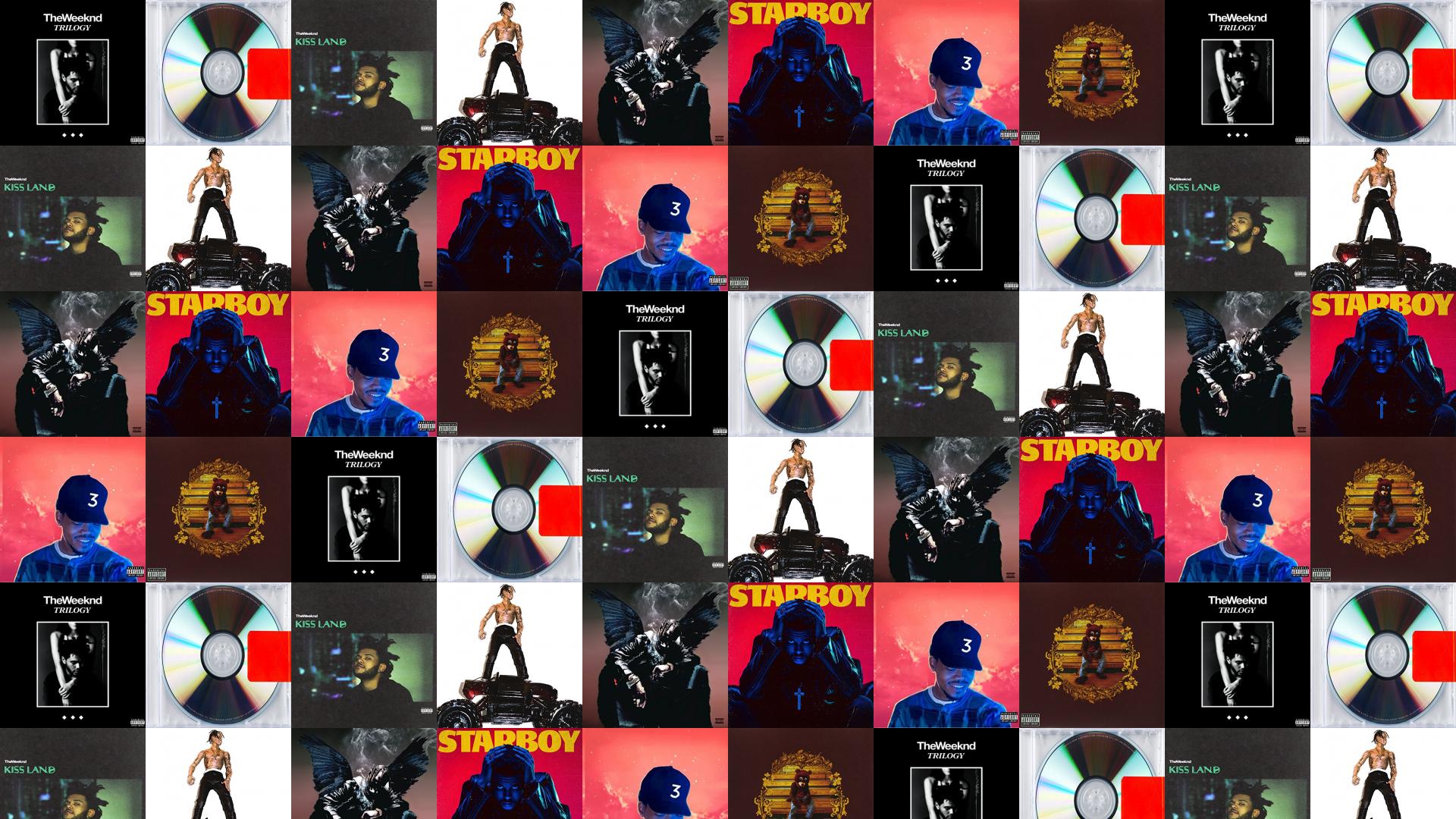 1920x1080 Weeknd Trilogy Kanye Yeezus Kiss Land Travis Scott Wallpaper « Tiled