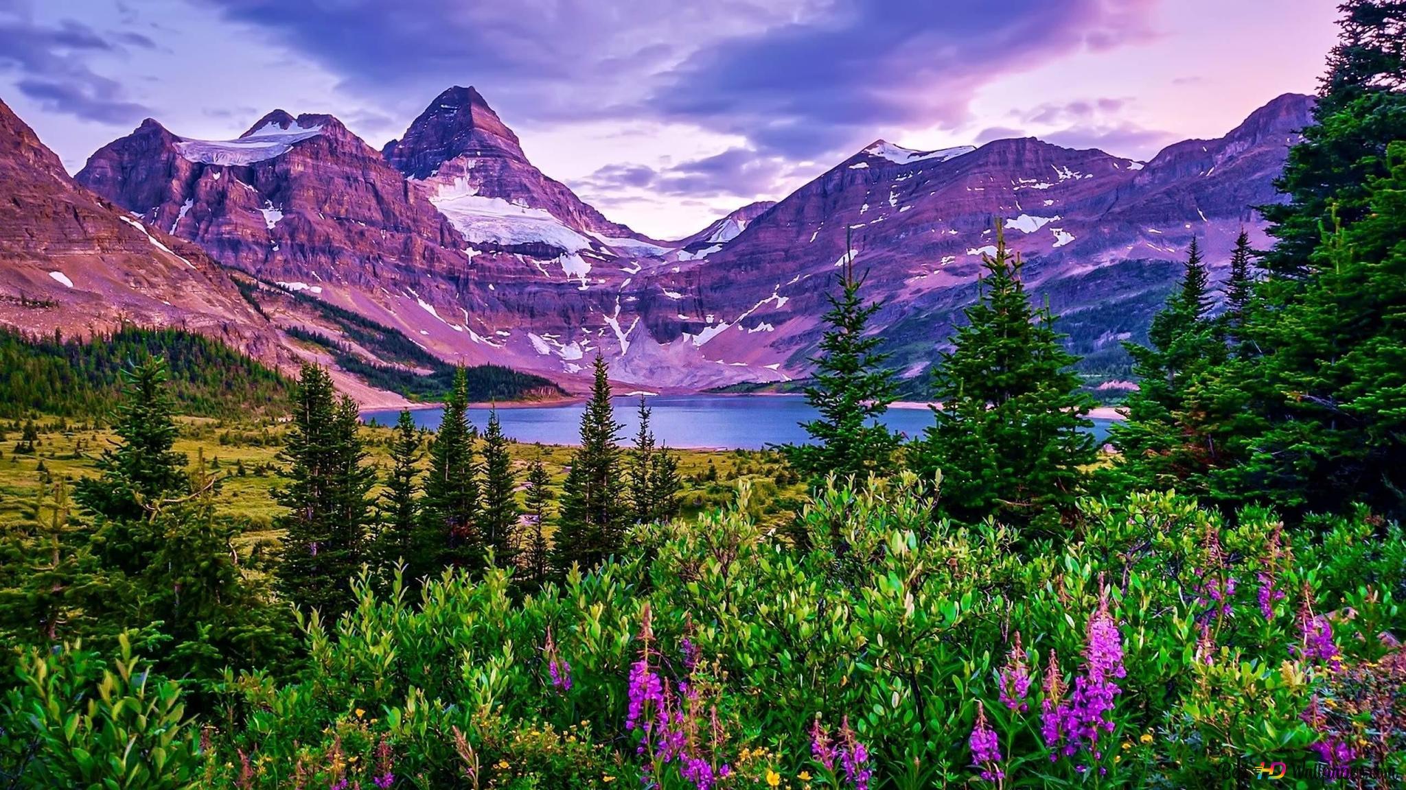 2048x1152 Beautiful Mountain and Lake 2K wallpaper download
