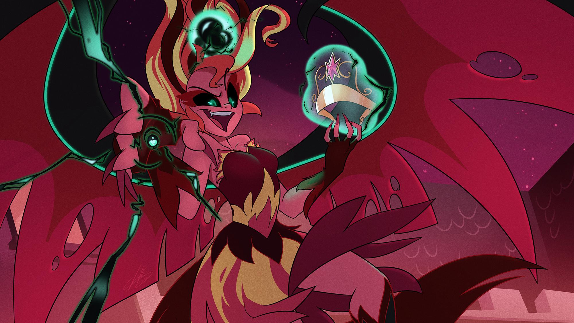 2000x1125 Sunset Shimmer HD Wallpaper and Background