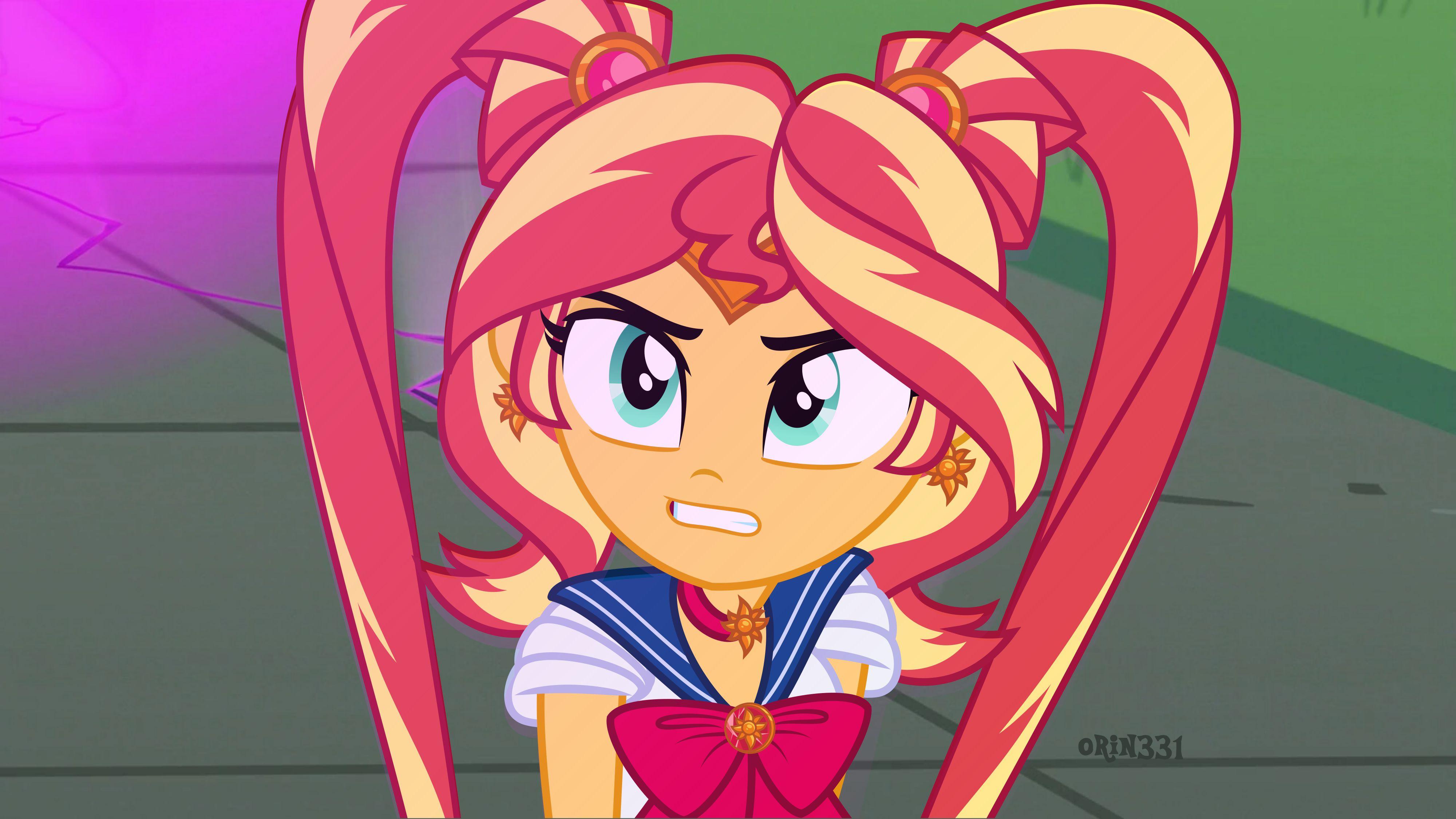 4000x2250 HD desktop wallpaper: My Little Pony, Tv Show, Sailor Moon, My Little Pony: Equestria Girls, Sunset Shimmer download free picture