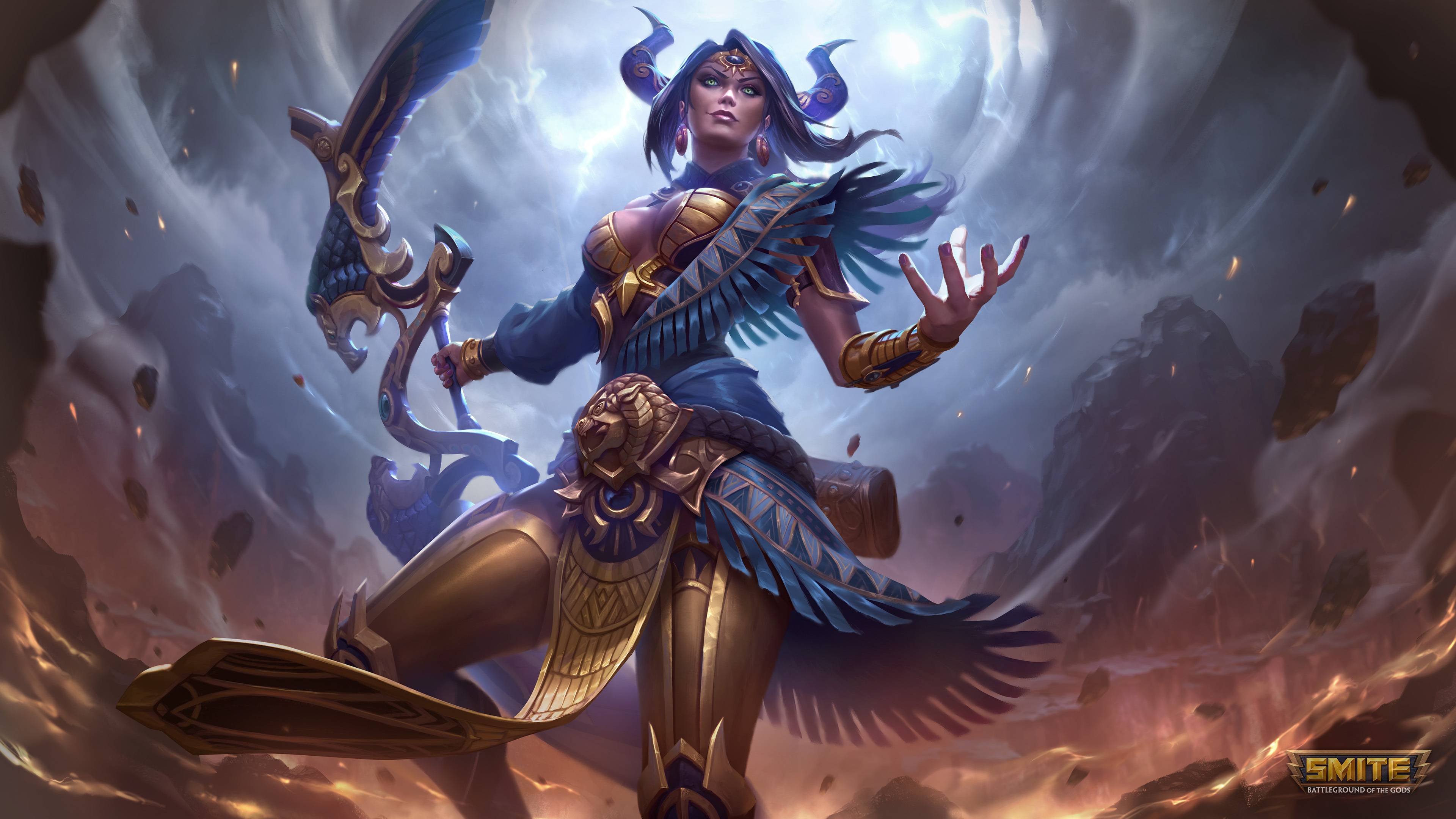 3840x2160 Ishtar Masteries HD Smite Gaming Wallpaper, HD Games 4K Wallpaper, Image, Photo and Background